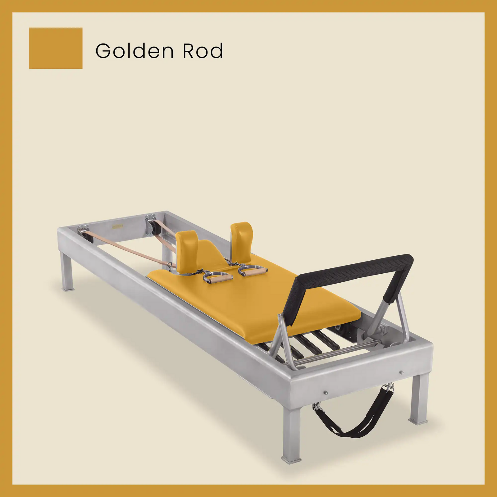 86" Classic Reformer Pilates Equipment In Aluminum