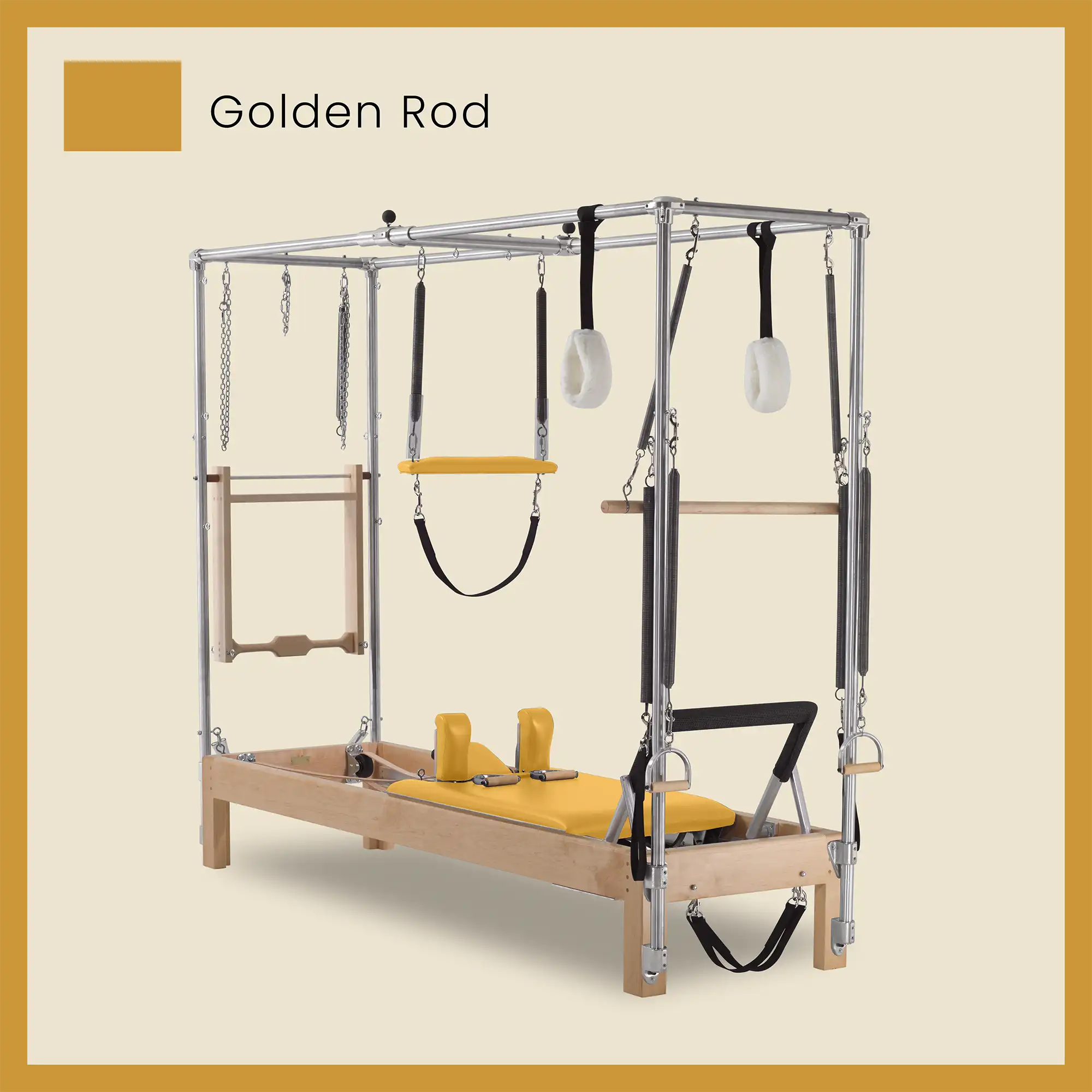 89" Instant Full Cadillac Conversion with Insert Bed Designer Wood Universal Pilates Reformer