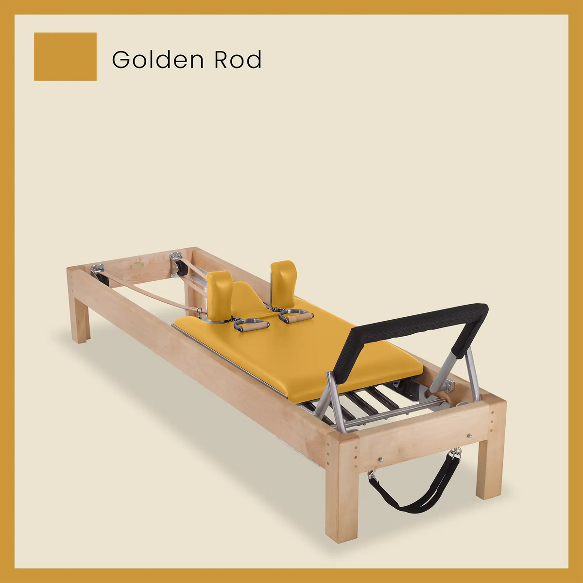 89&quot; Designer Reformer Pilates Equipment In Maple Wood