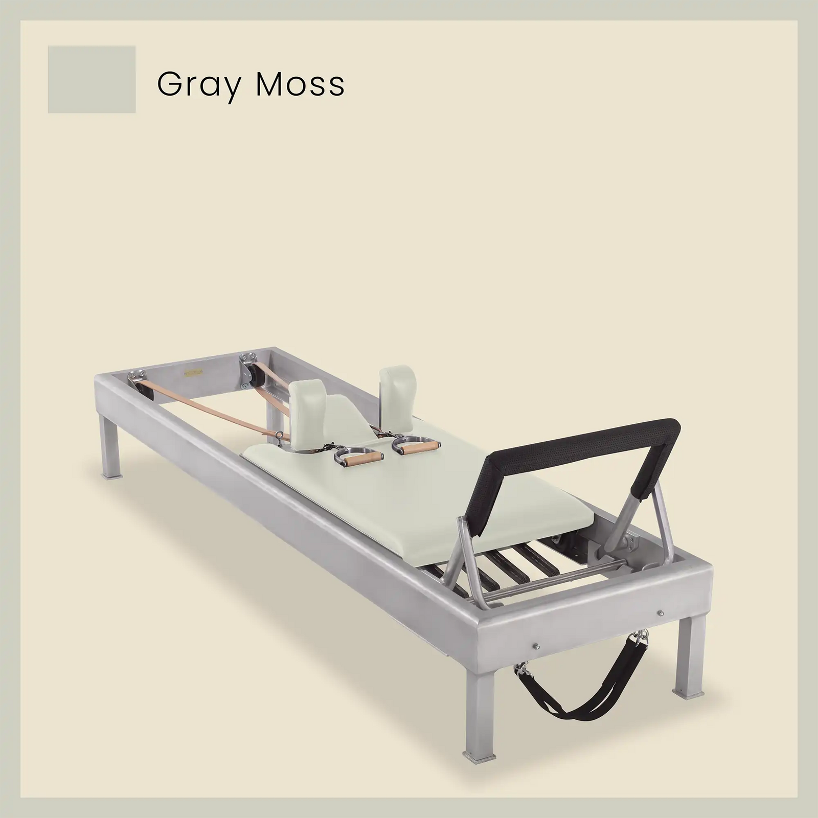 80" Classic Reformer Pilates Equipment In Aluminum