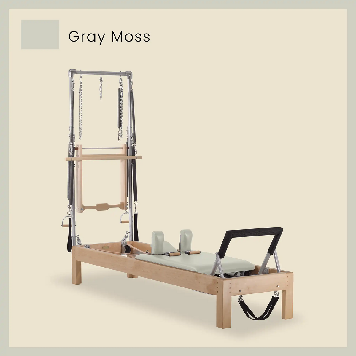 86&quot; Instant Half Cadillac Conversion with Insert Bed Designer Wood Universal Pilates Reformer