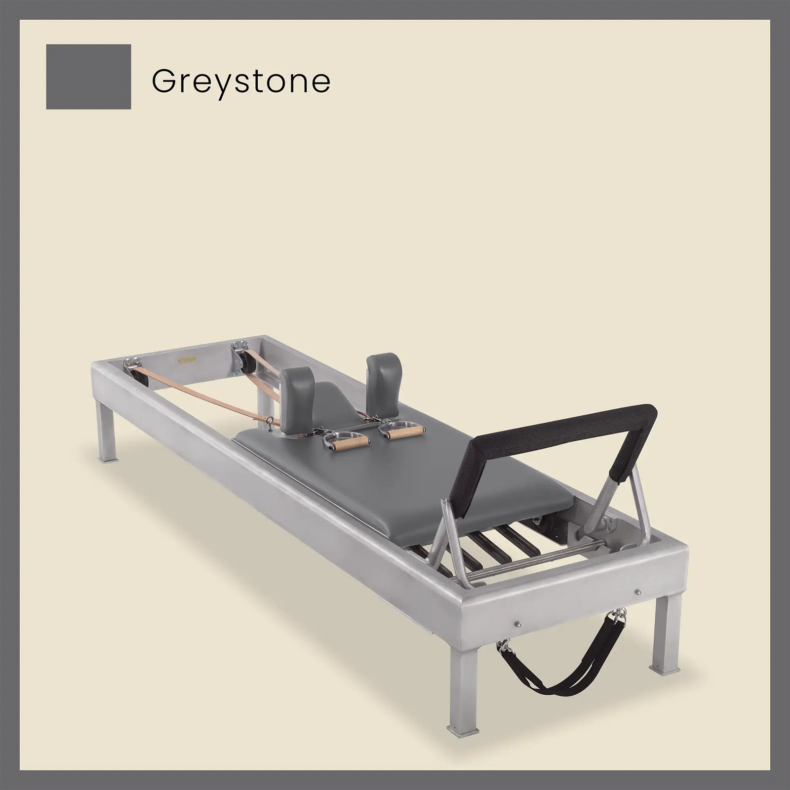 80" Classic Reformer Pilates Equipment In Aluminum