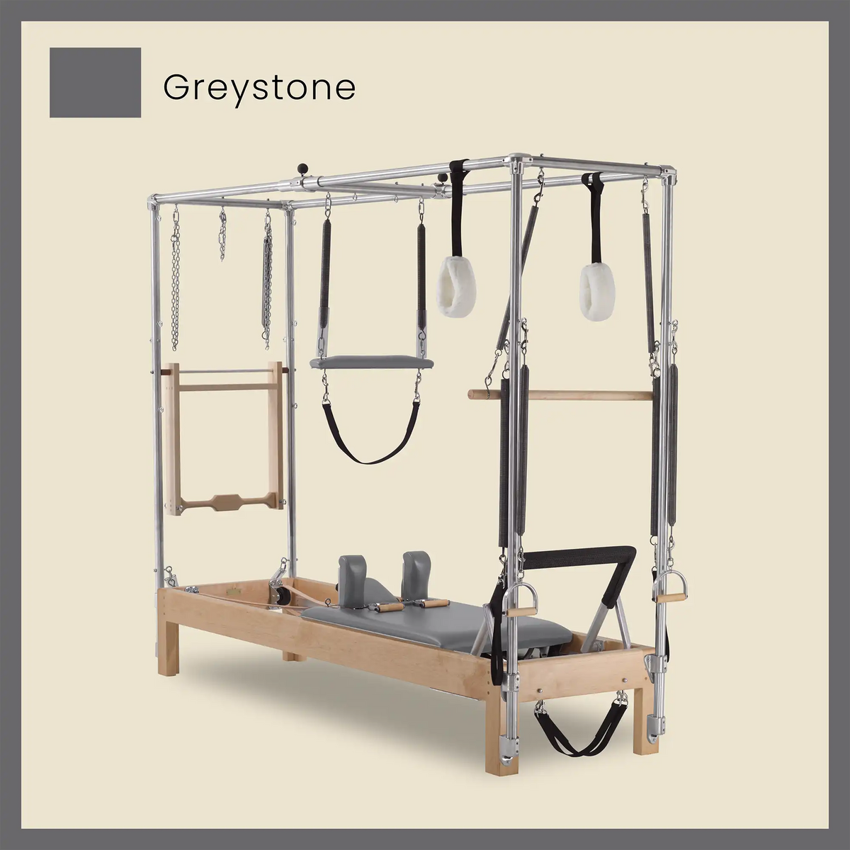 86&quot; Instant Full Cadillac Conversion with Insert Bed Designer Wood Universal Pilates Reformer