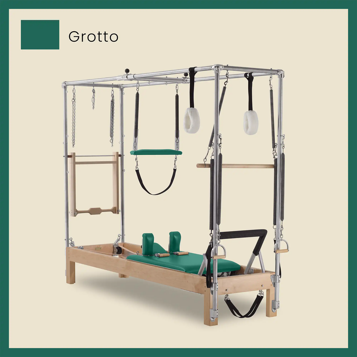 86&quot; Instant Full Cadillac Conversion with Insert Bed Designer Wood Universal Pilates Reformer