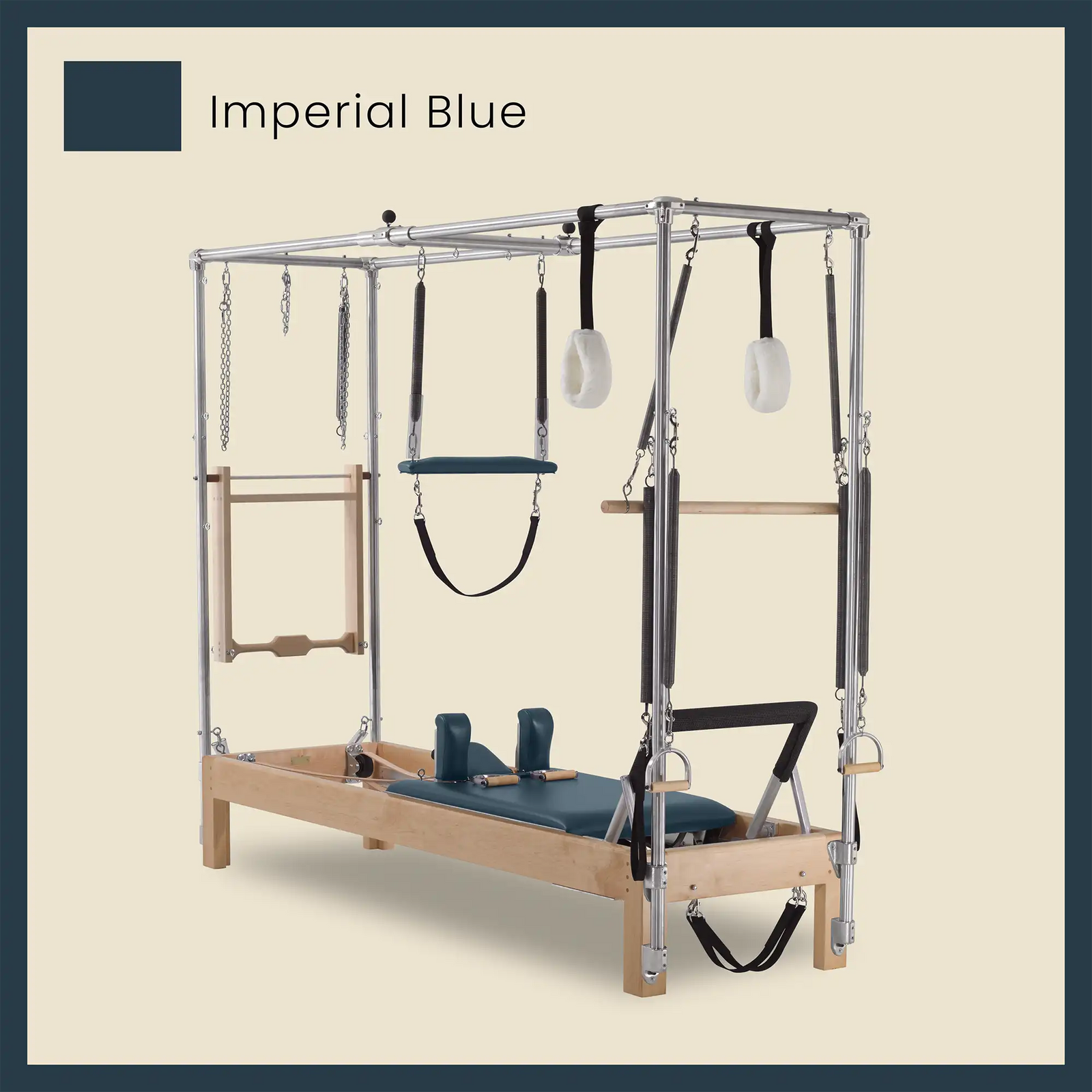 89" Instant Full Cadillac Conversion with Insert Bed Designer Wood Universal Pilates Reformer