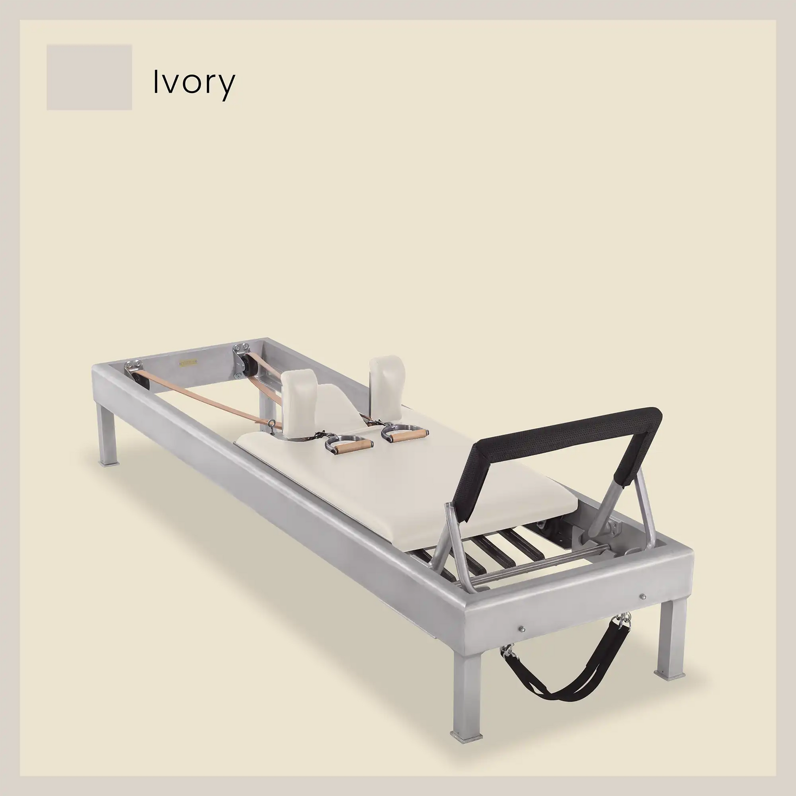 80" Classic Reformer Pilates Equipment In Aluminum