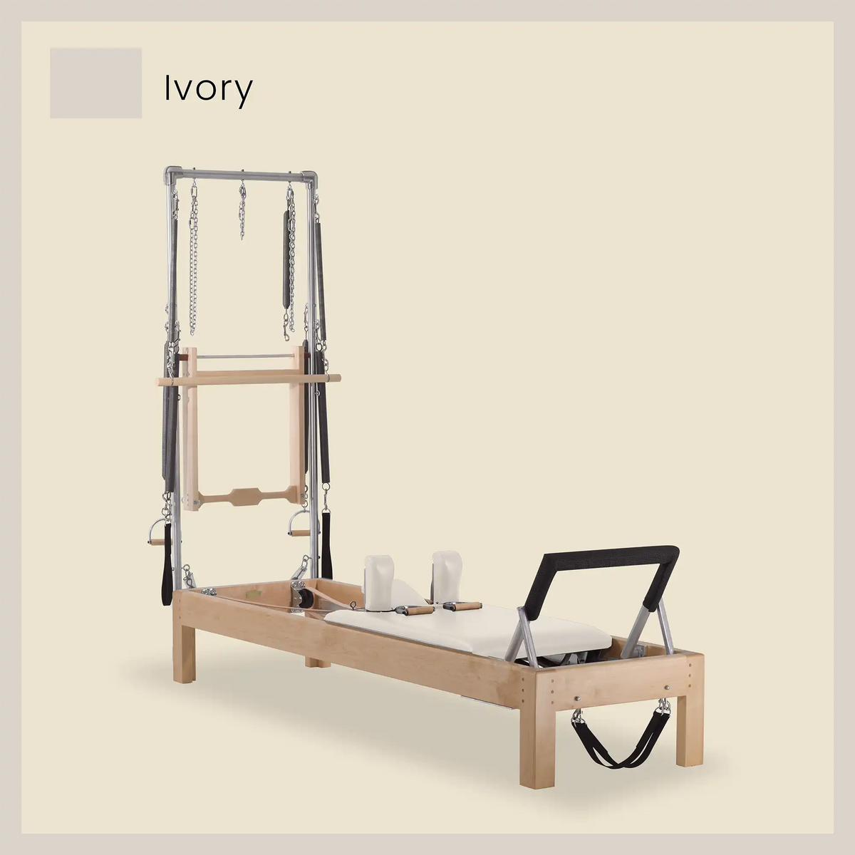 86&quot; Instant Half Cadillac Conversion with Insert Bed Designer Wood Universal Pilates Reformer