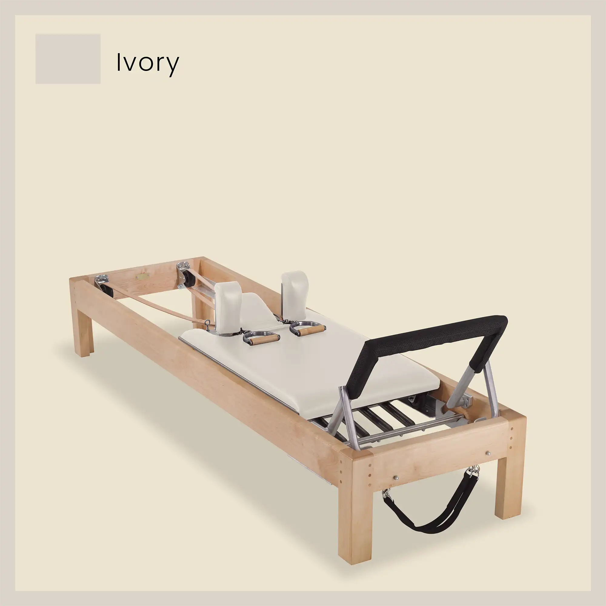 86" Designer Reformer Pilates Equipment In Maple Wood