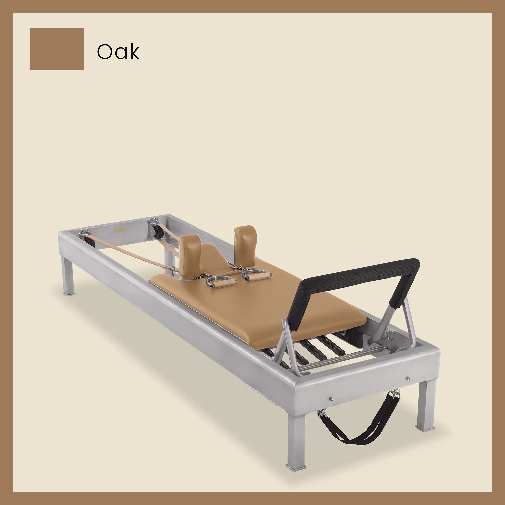80" Classic Reformer Pilates Equipment In Aluminum