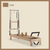 86" Instant Half Cadillac Conversion with Raised Full Bed Designer Wood Universal Pilates Reformer