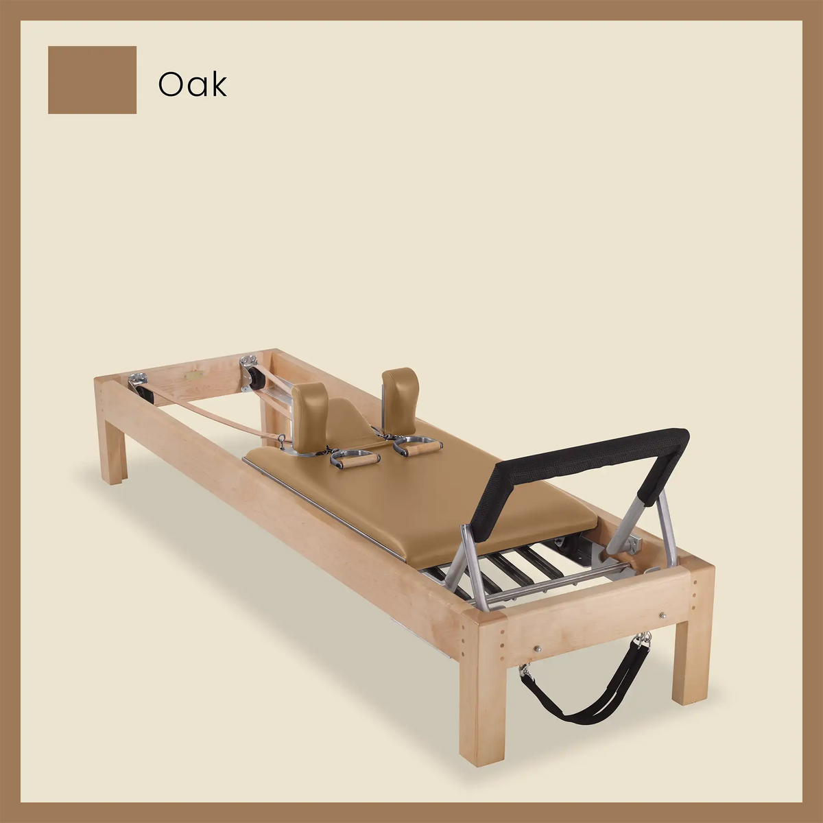 89&quot; Designer Reformer Pilates Equipment In Maple Wood