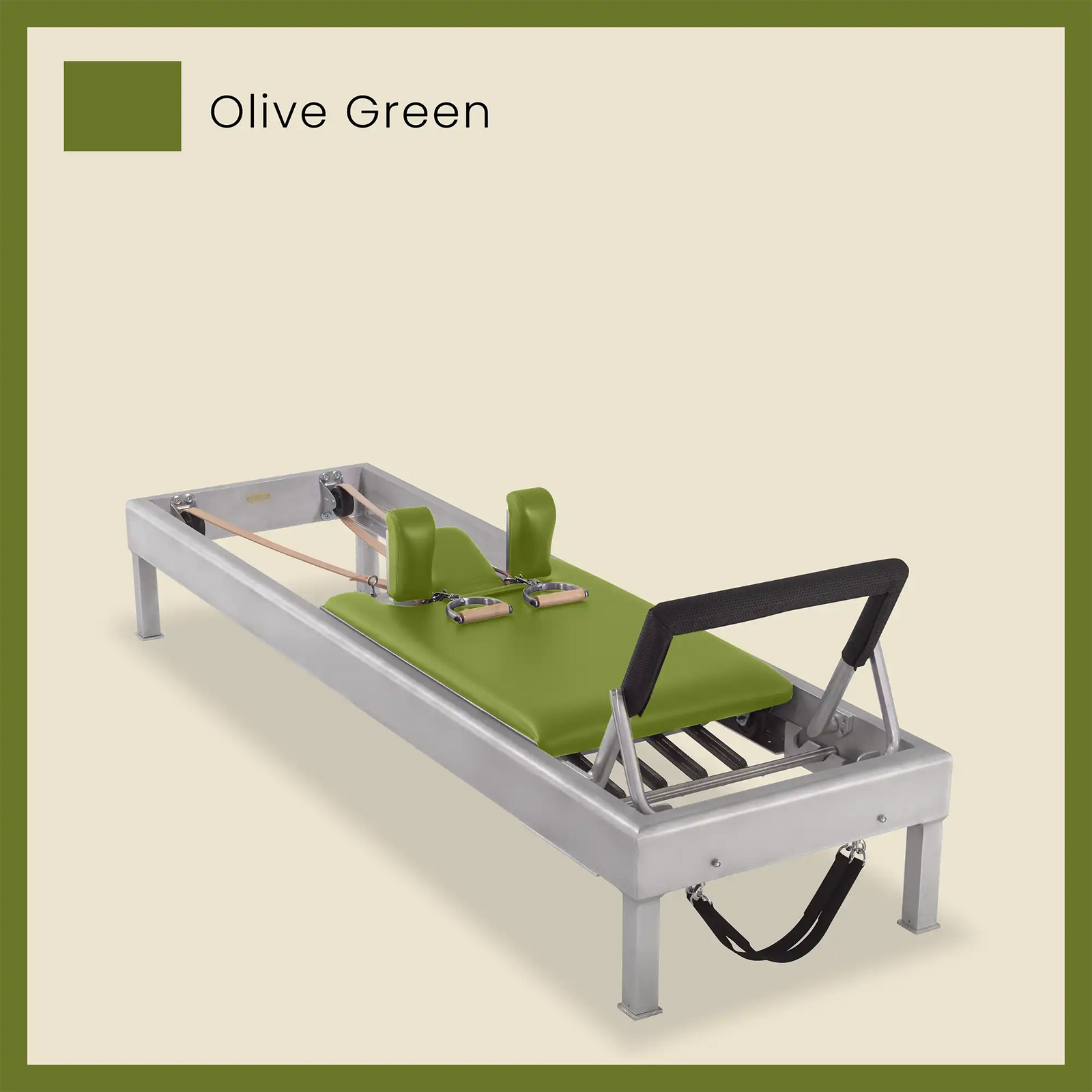 80" Classic Reformer Pilates Equipment In Aluminum