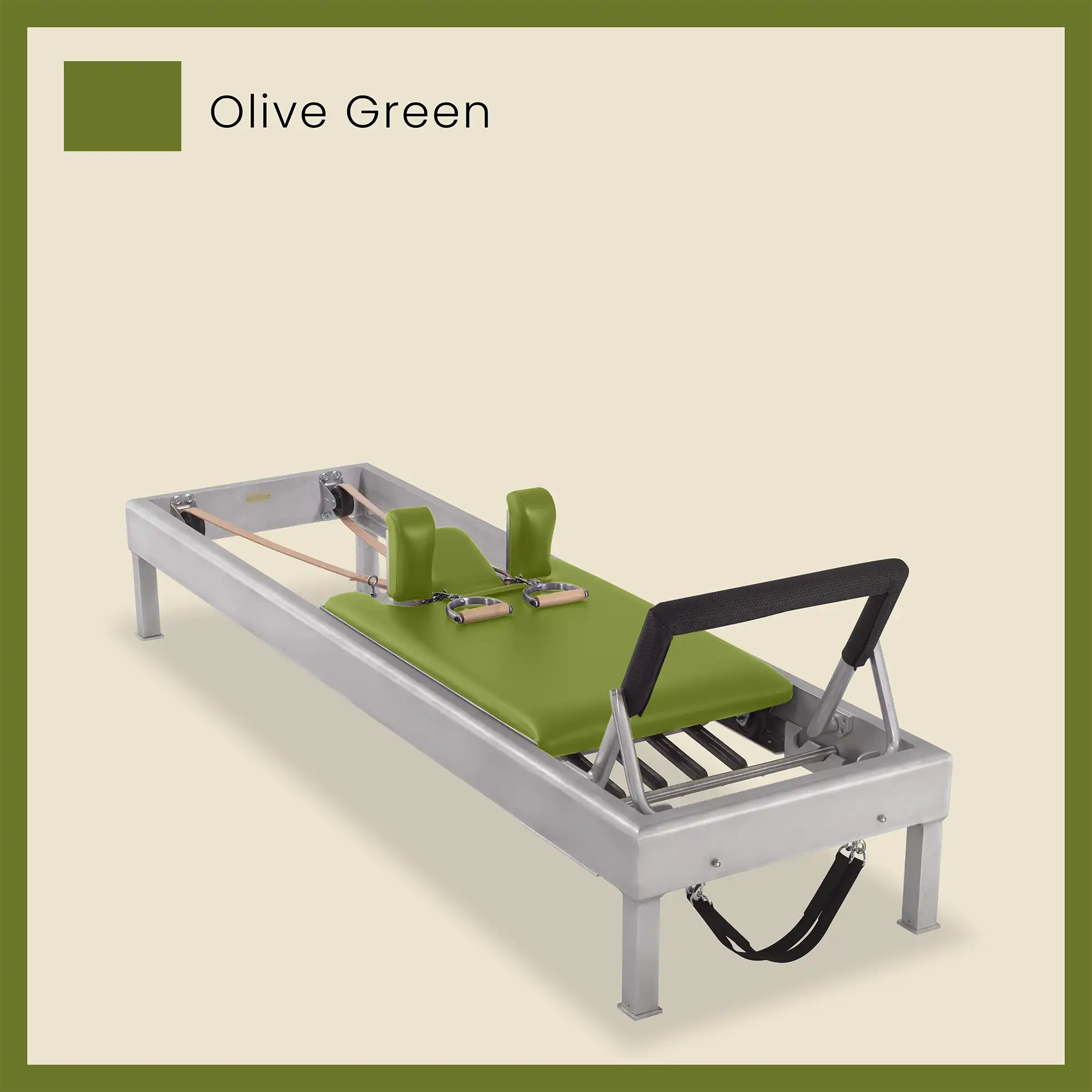 80" Classic Reformer Pilates Equipment In Aluminum