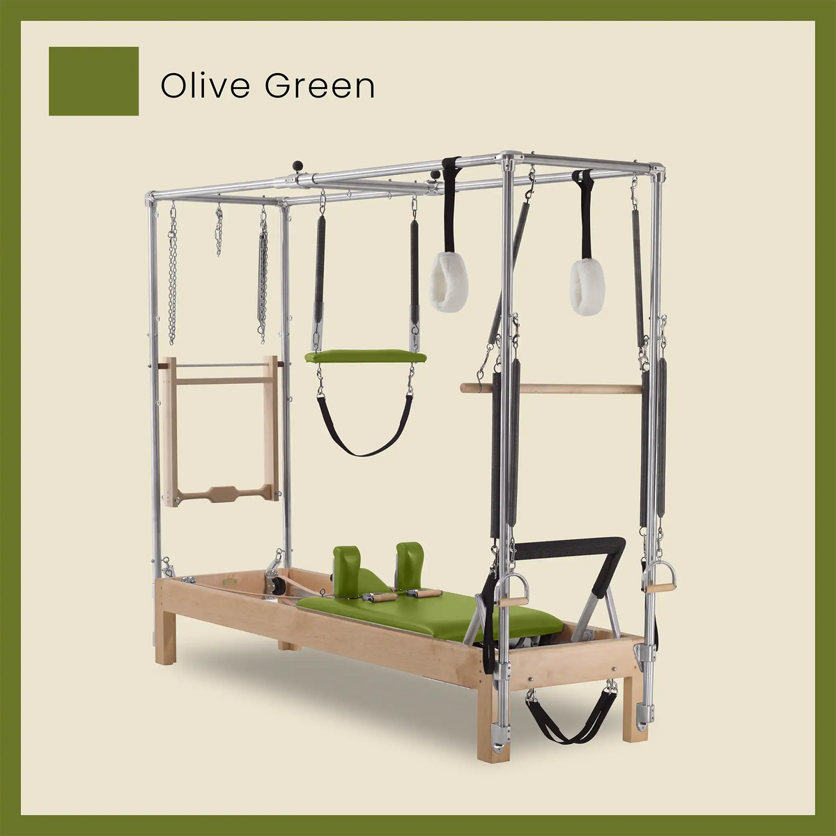 86&quot; Instant Full Cadillac Conversion with Insert Bed Designer Wood Universal Pilates Reformer