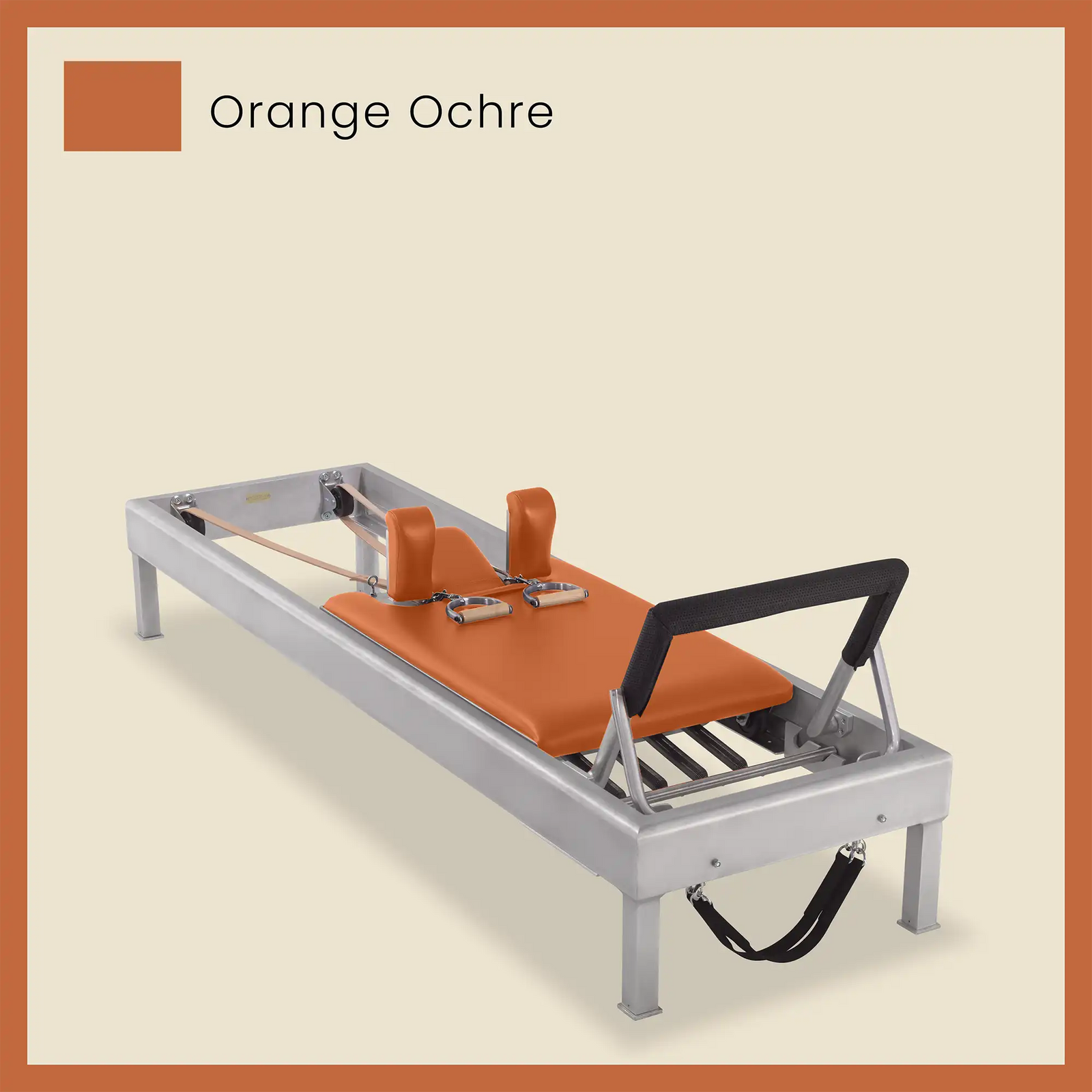 80" Classic Reformer Pilates Equipment In Aluminum