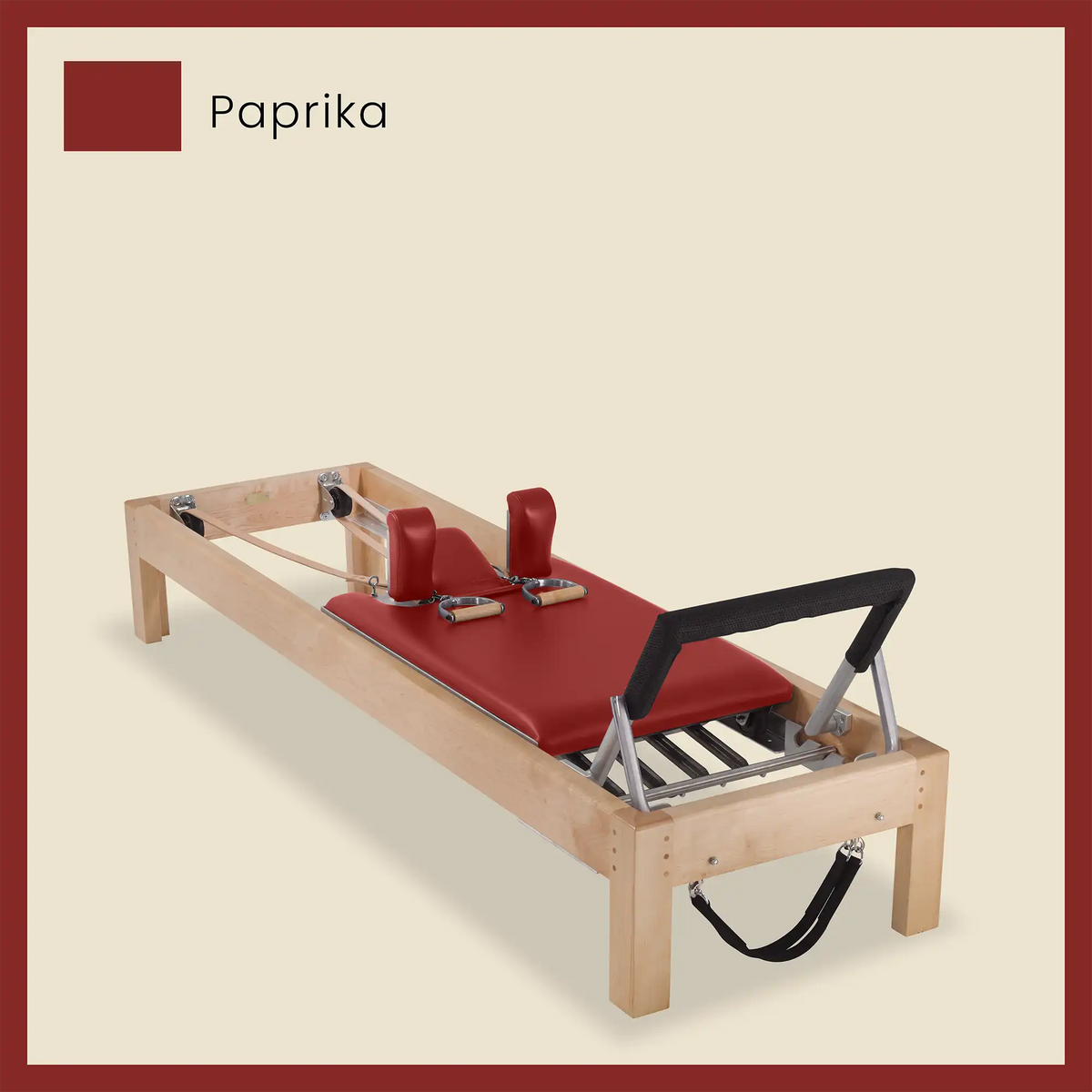 89&quot; Designer Reformer Pilates Equipment In Maple Wood