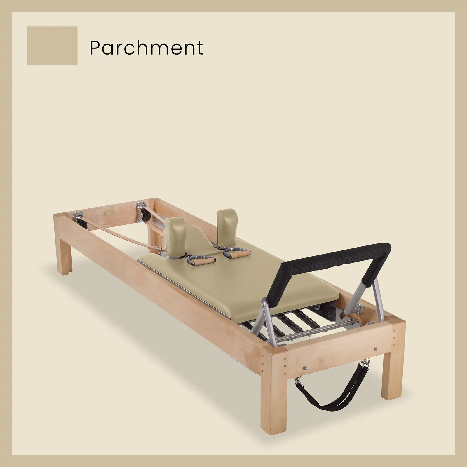 86" Designer Reformer Pilates Equipment In Maple Wood