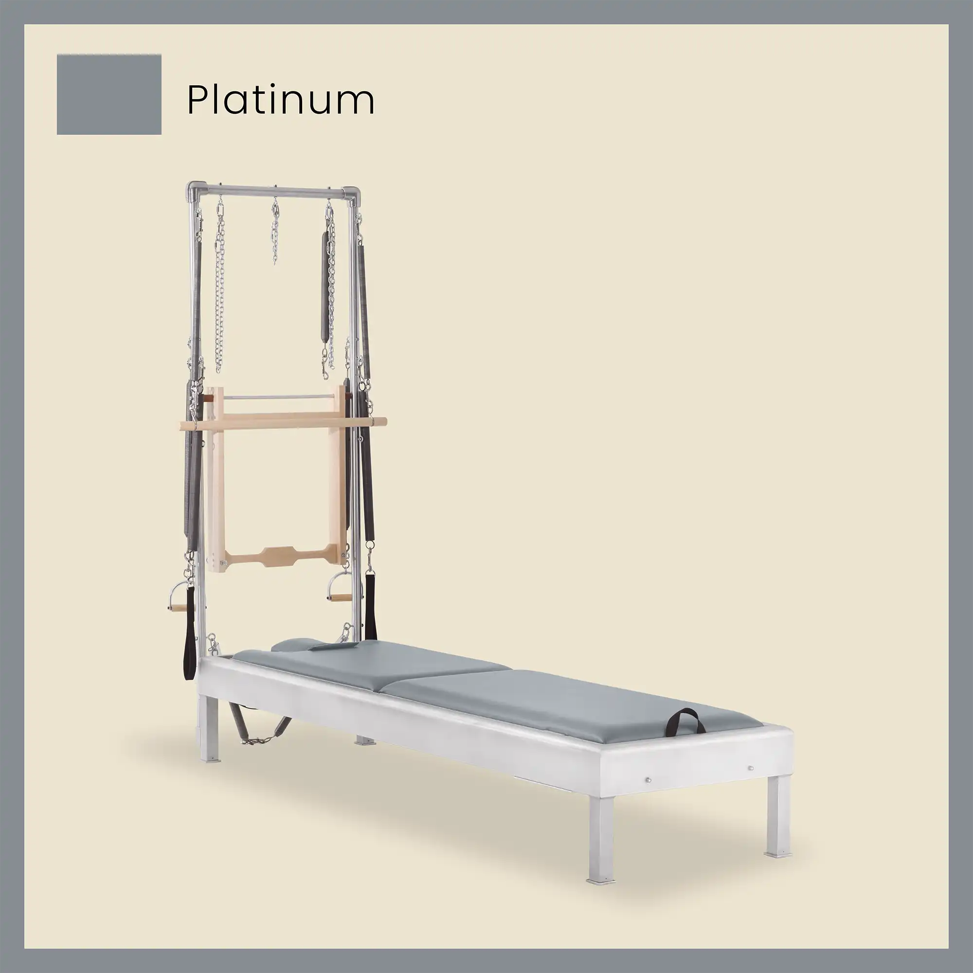 89" Instant Half Cadillac Conversion with Insert Bed Aluminum Universal Pilates Reformer