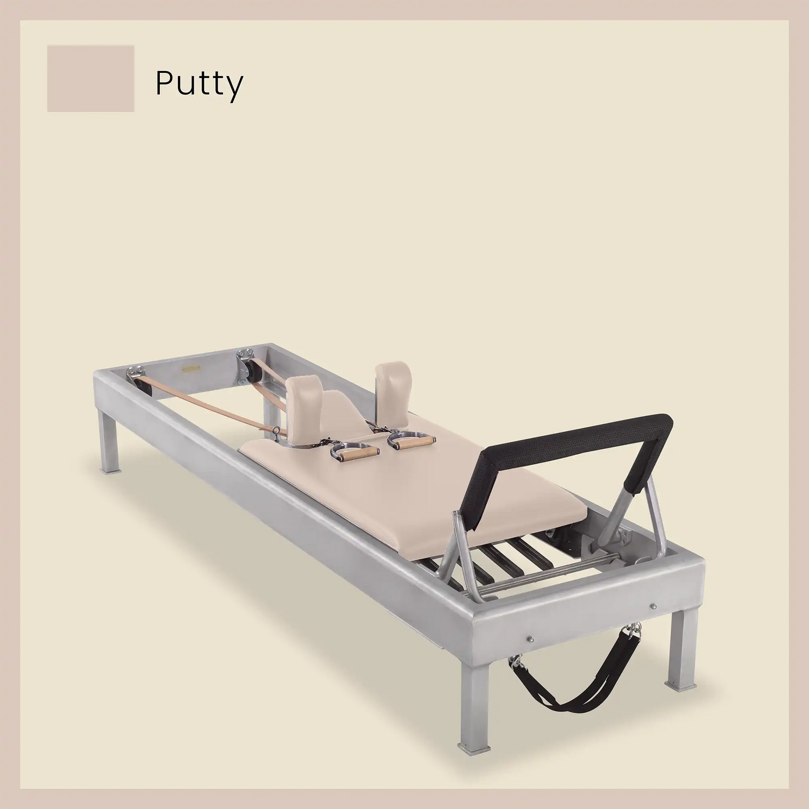 86" Classic Reformer Pilates Equipment In Aluminum