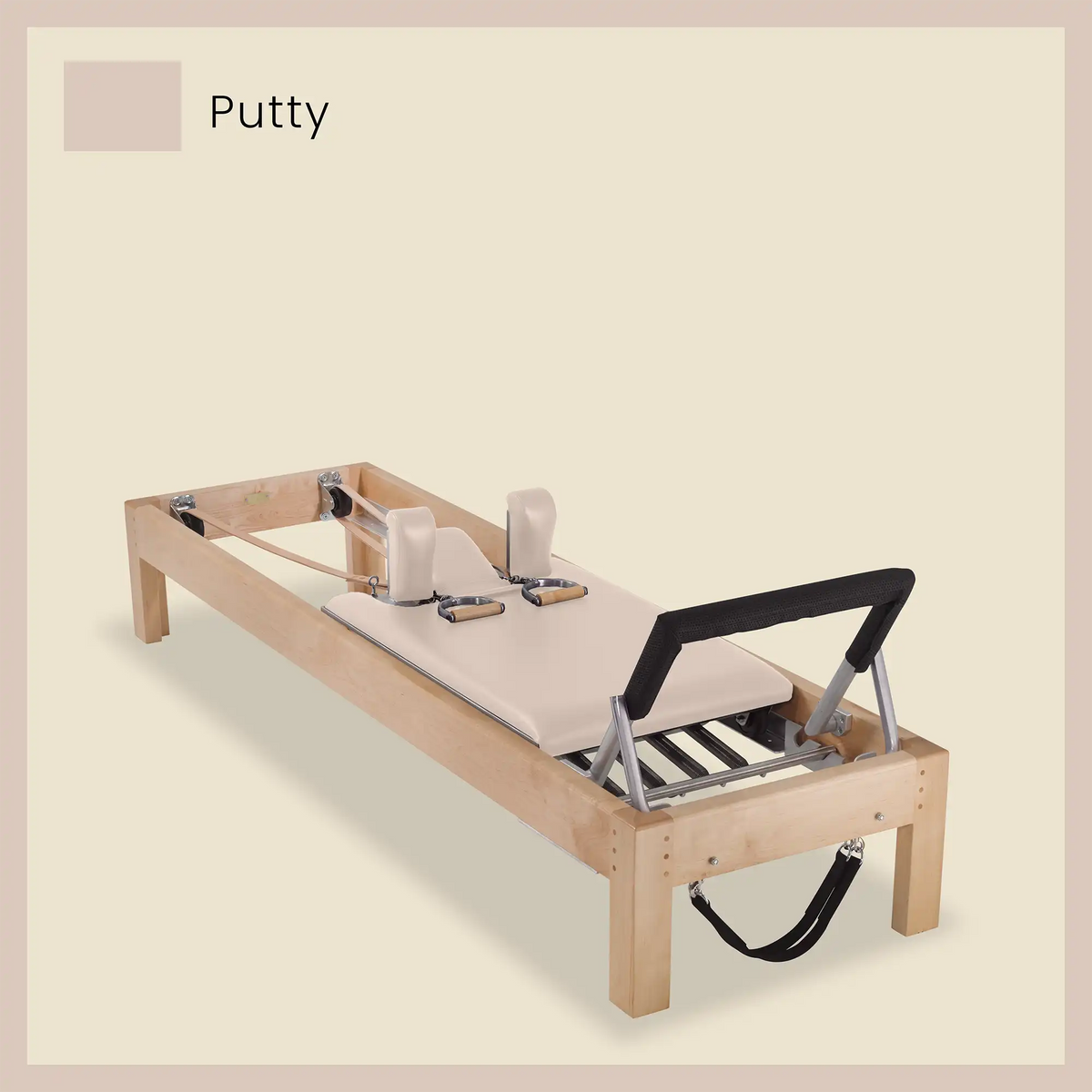 89&quot; Designer Reformer Pilates Equipment In Maple Wood