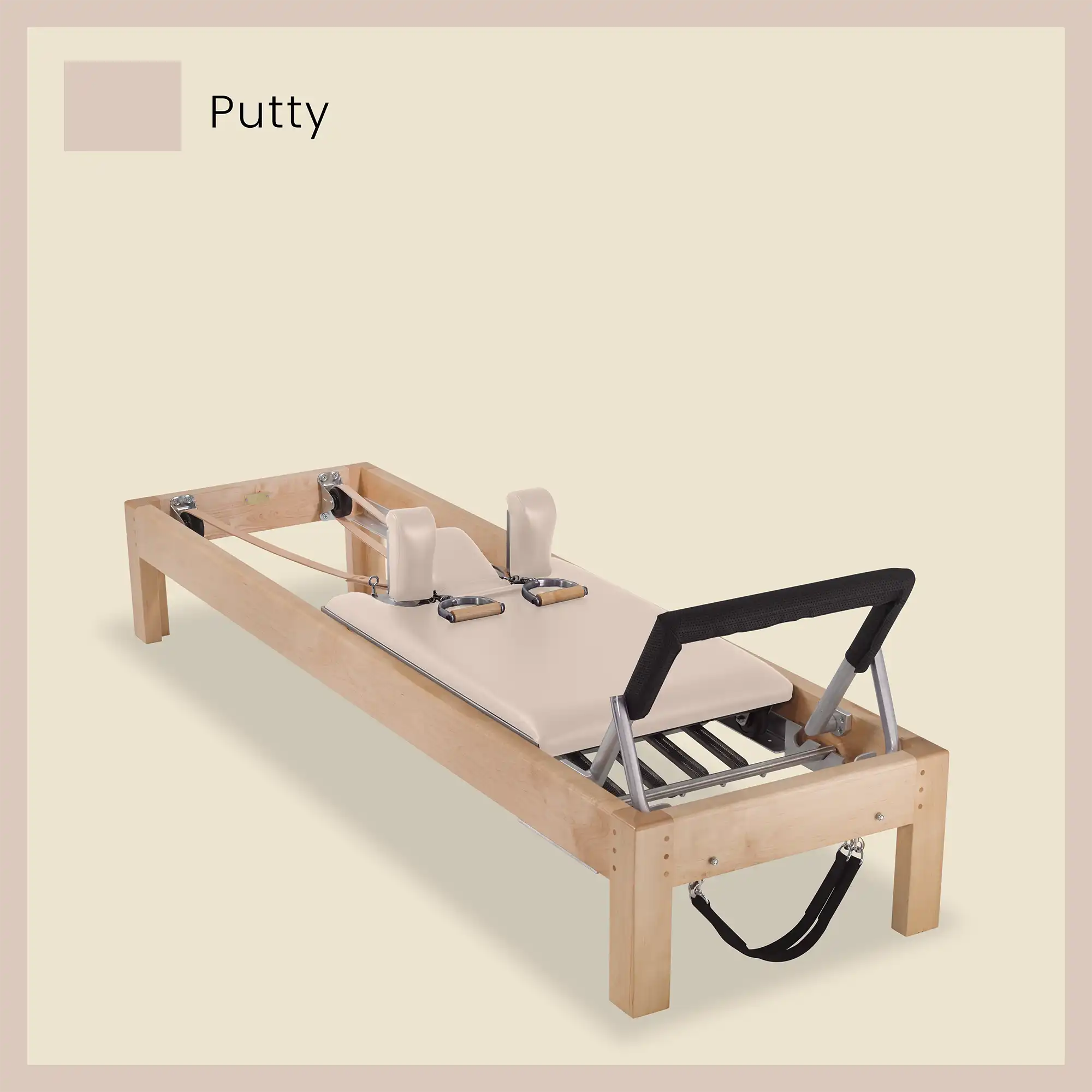 86" Designer Reformer Pilates Equipment In Maple Wood