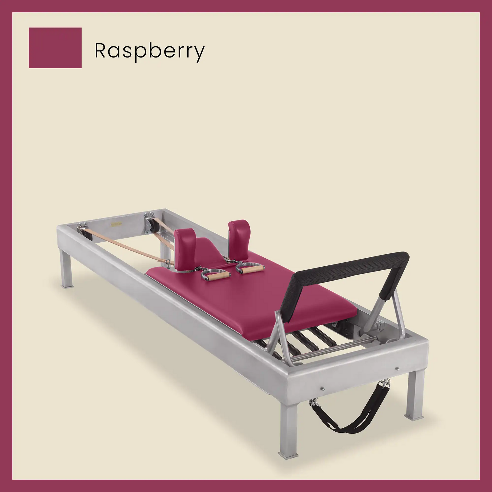 86" Classic Reformer Pilates Equipment In Aluminum