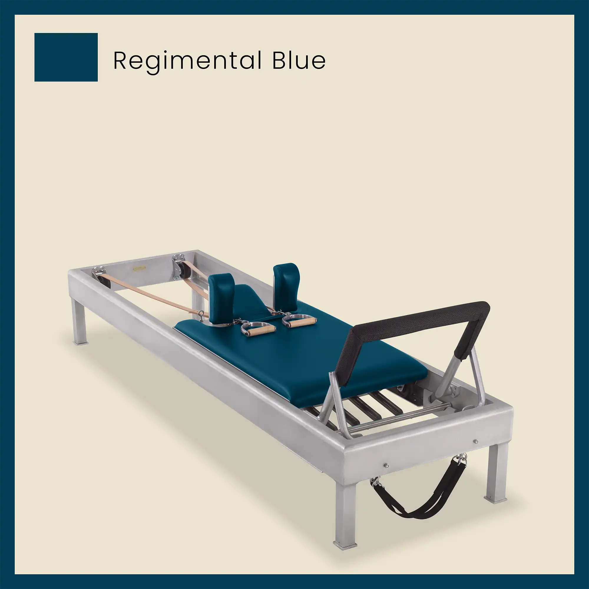 80" Classic Reformer Pilates Equipment In Aluminum