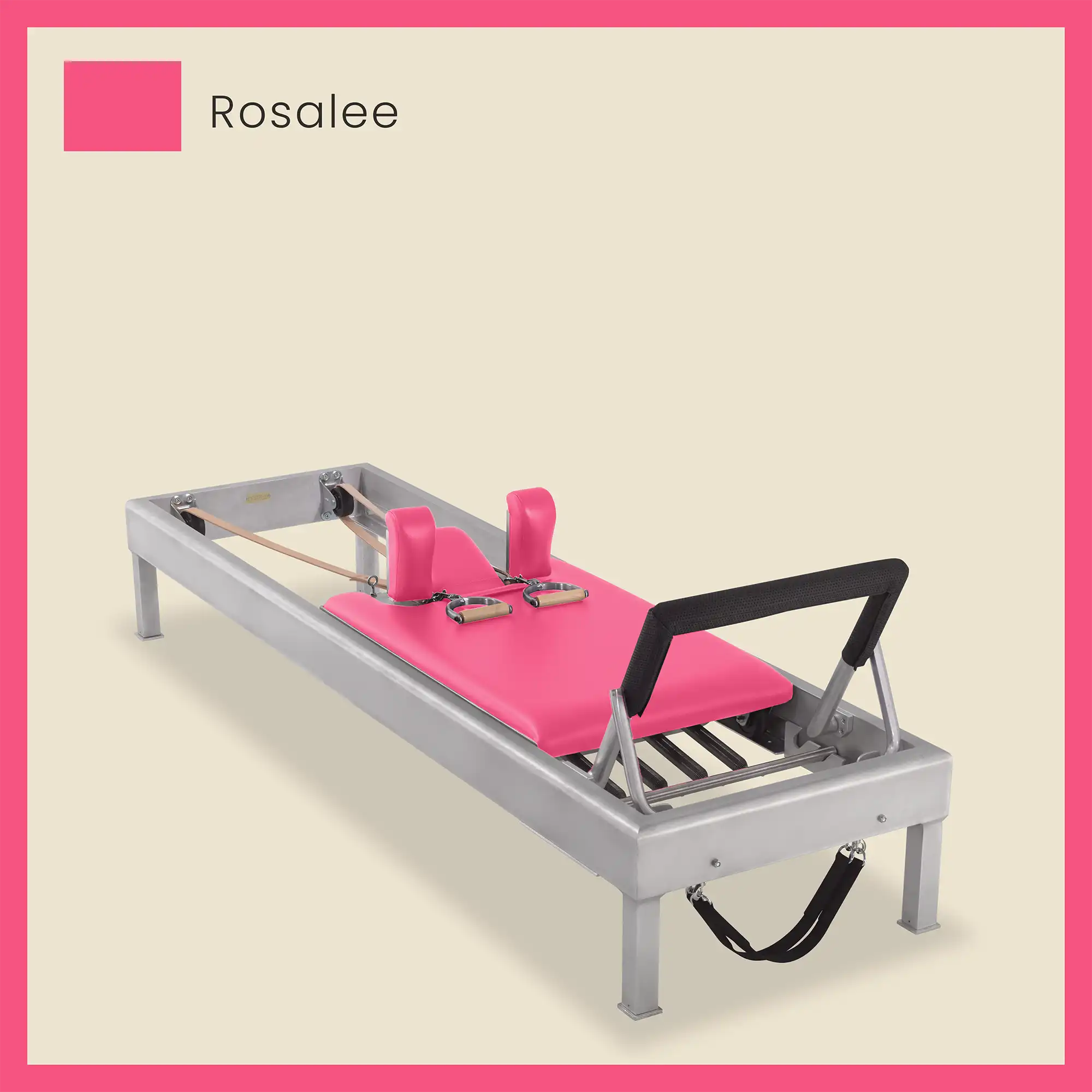 86" Classic Reformer Pilates Equipment In Aluminum