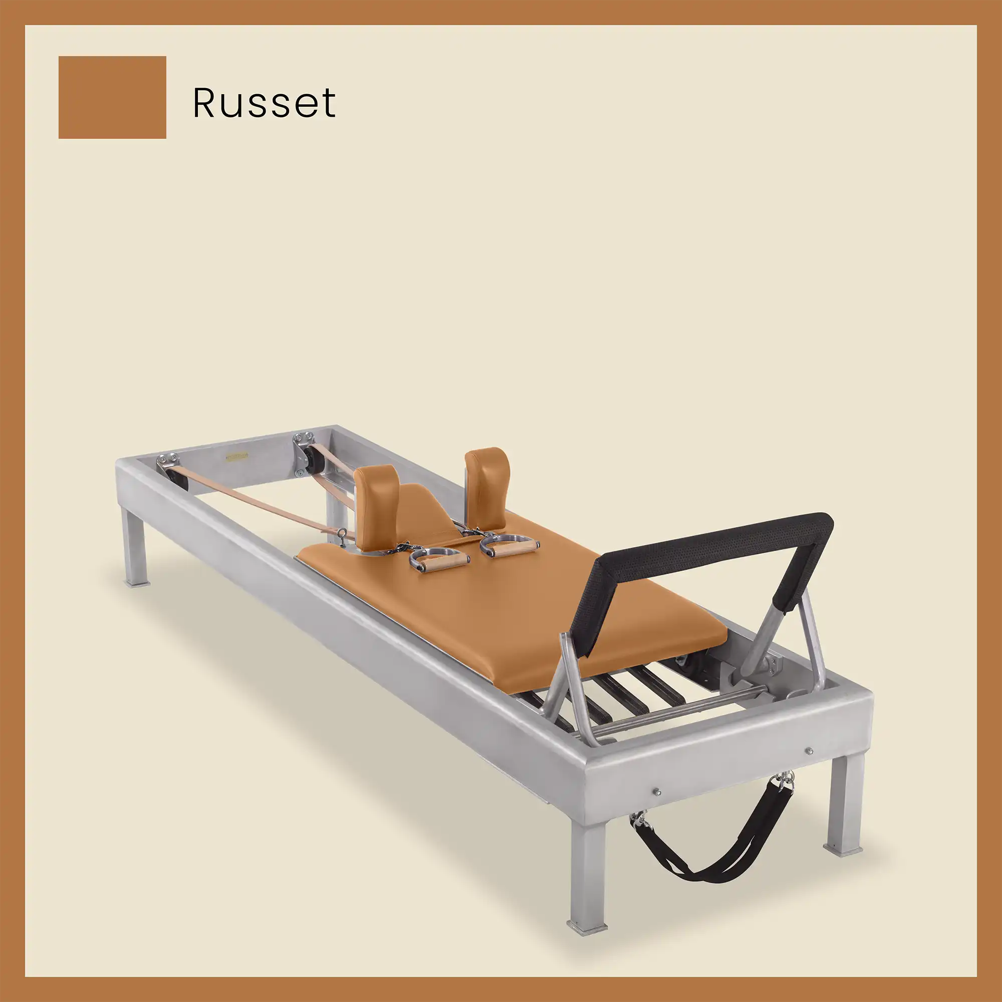 86" Classic Reformer Pilates Equipment In Aluminum