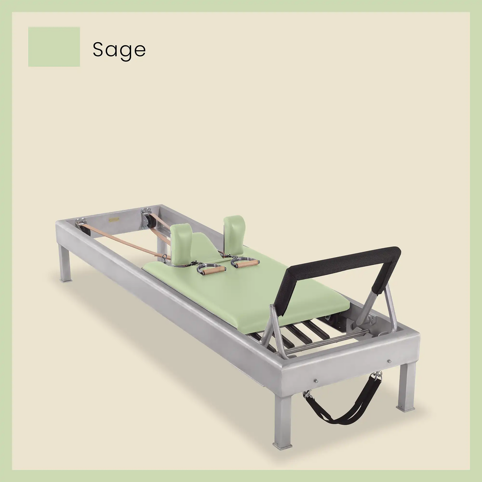 86" Classic Reformer Pilates Equipment In Aluminum