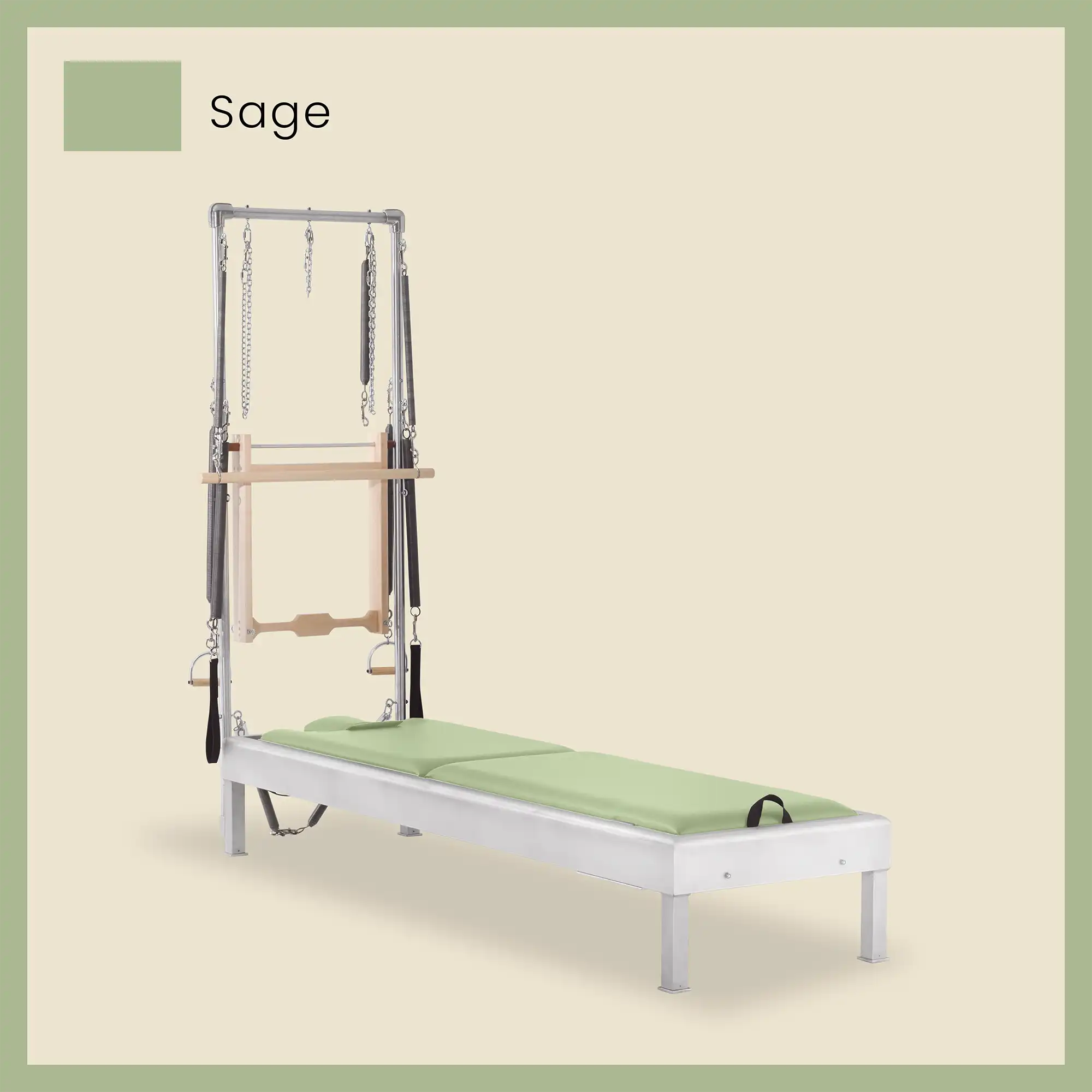 89" Instant Half Cadillac Conversion with Insert Bed Aluminum Universal Pilates Reformer