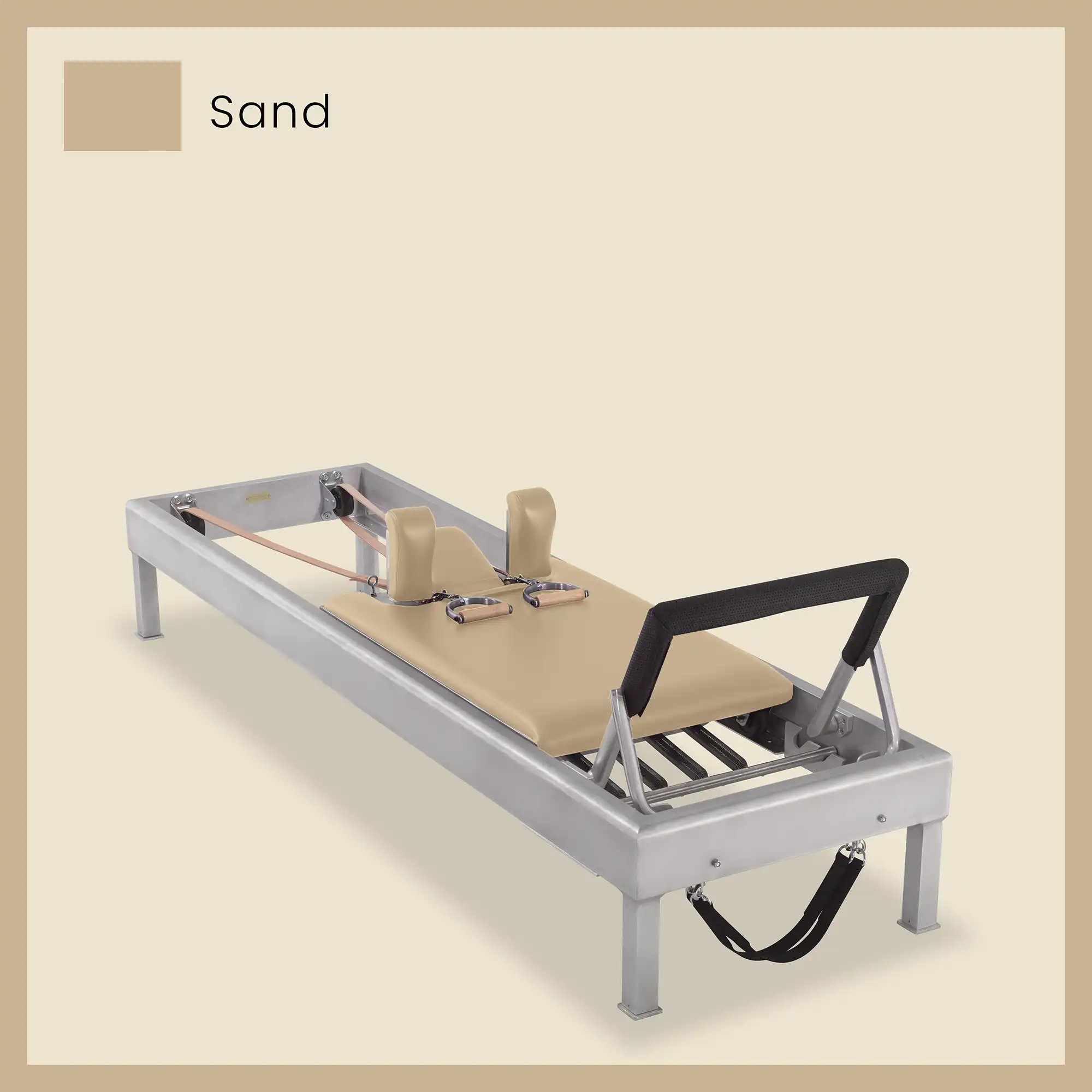 80" Classic Reformer Pilates Equipment In Aluminum