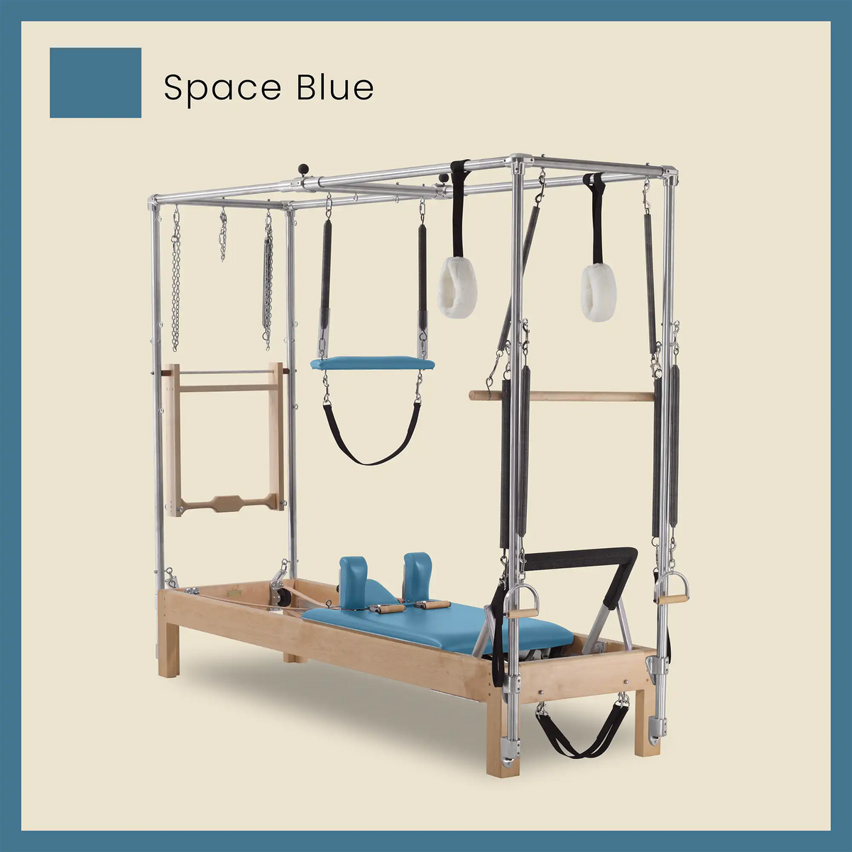 86&quot; Instant Full Cadillac Conversion with Insert Bed Designer Wood Universal Pilates Reformer