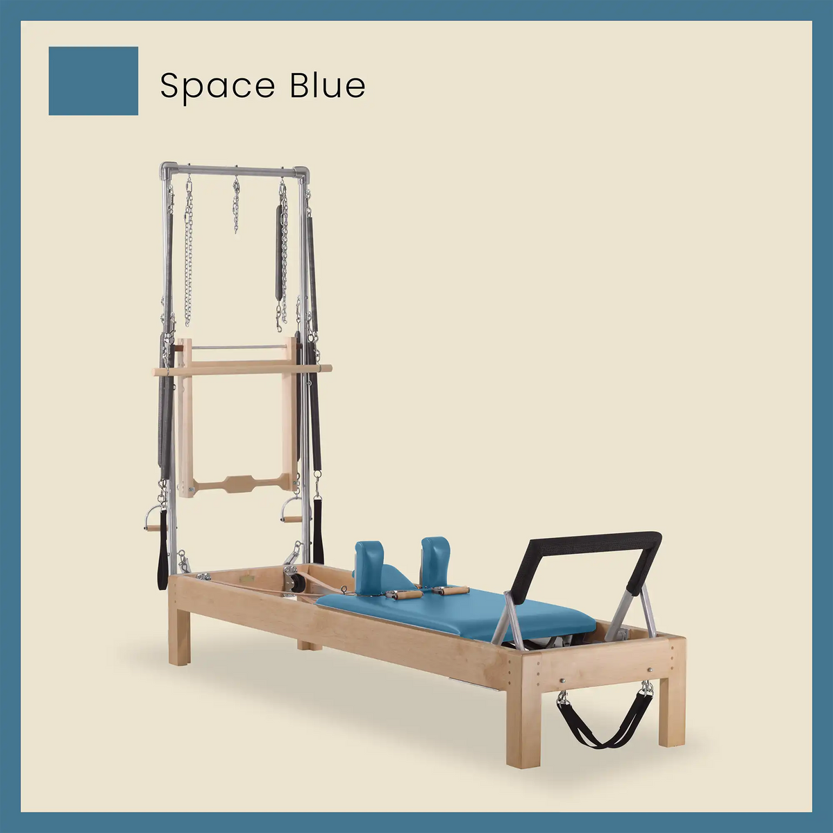 86&quot; Instant Half Cadillac Conversion with Insert Bed Designer Wood Universal Pilates Reformer