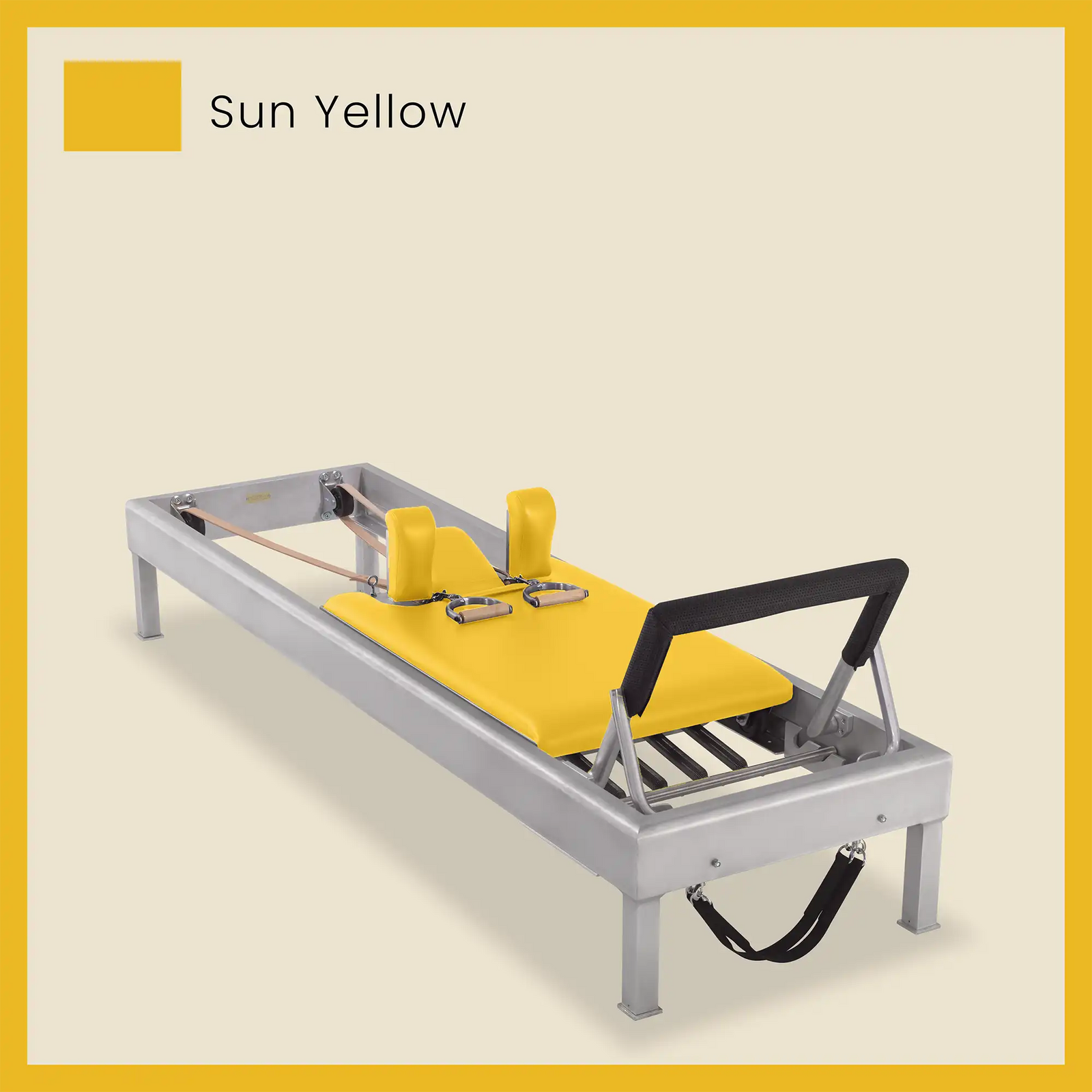 86" Classic Reformer Pilates Equipment In Aluminum