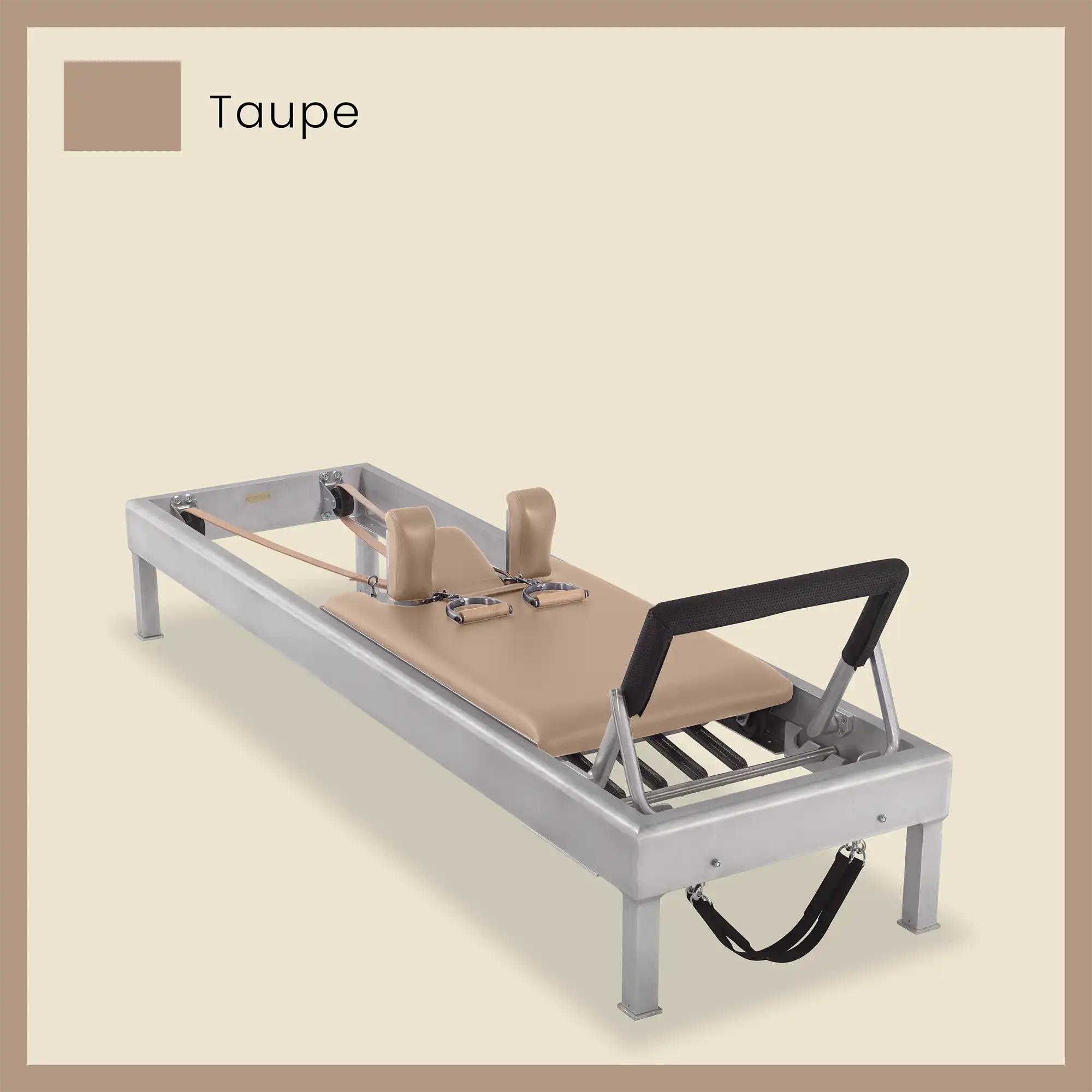 80" Classic Reformer Pilates Equipment In Aluminum