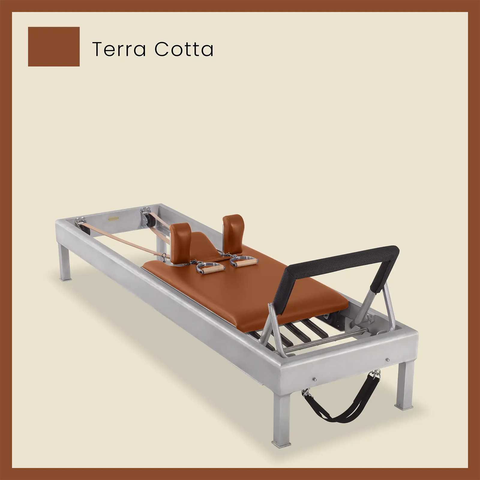 86" Classic Reformer Pilates Equipment In Aluminum