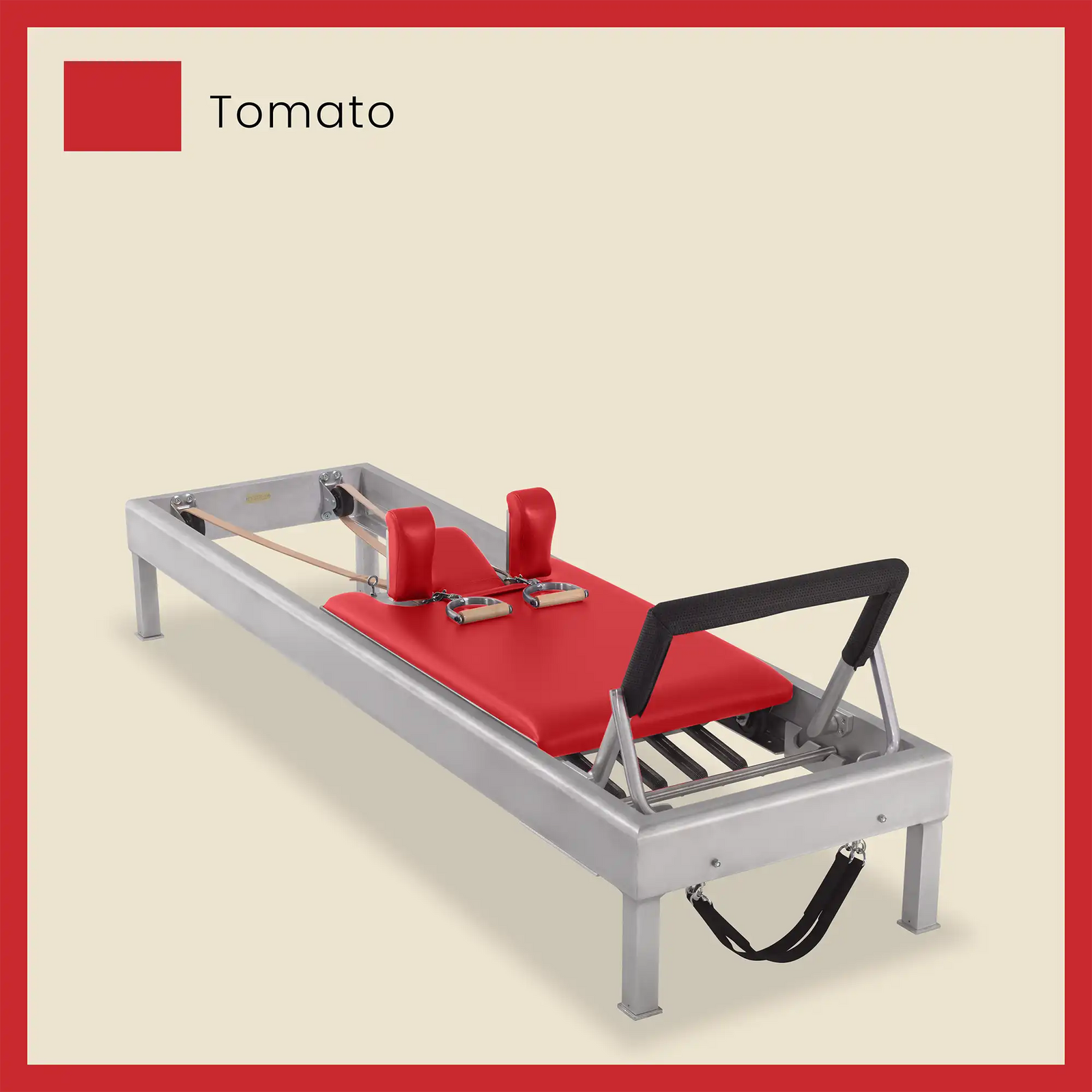 80" Classic Reformer Pilates Equipment In Aluminum