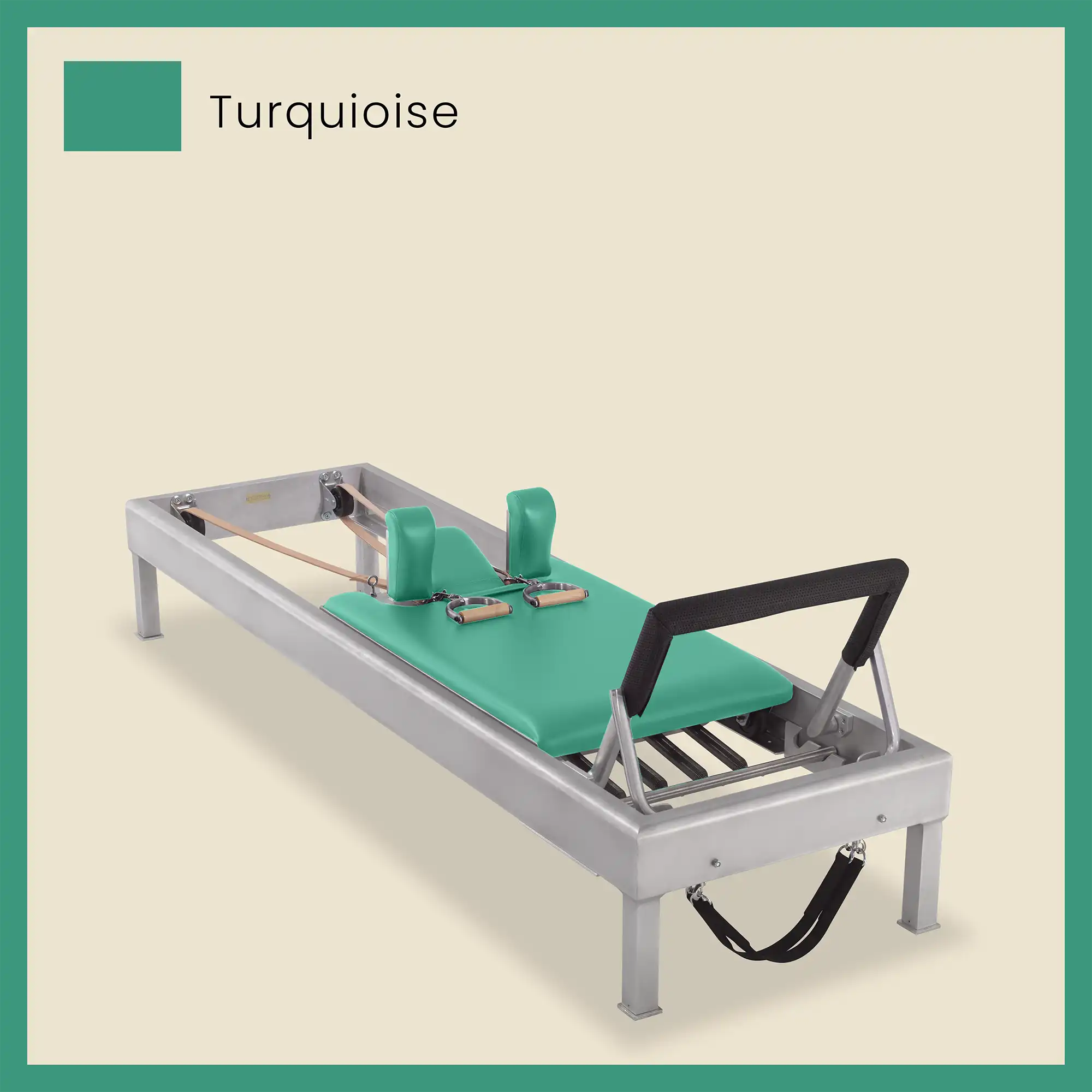 80" Classic Reformer Pilates Equipment In Aluminum