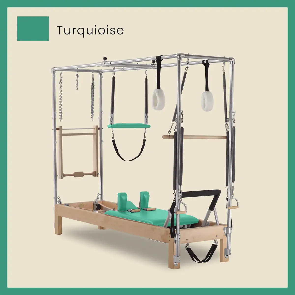 89" Instant Full Cadillac Conversion with Insert Bed Designer Wood Universal Pilates Reformer