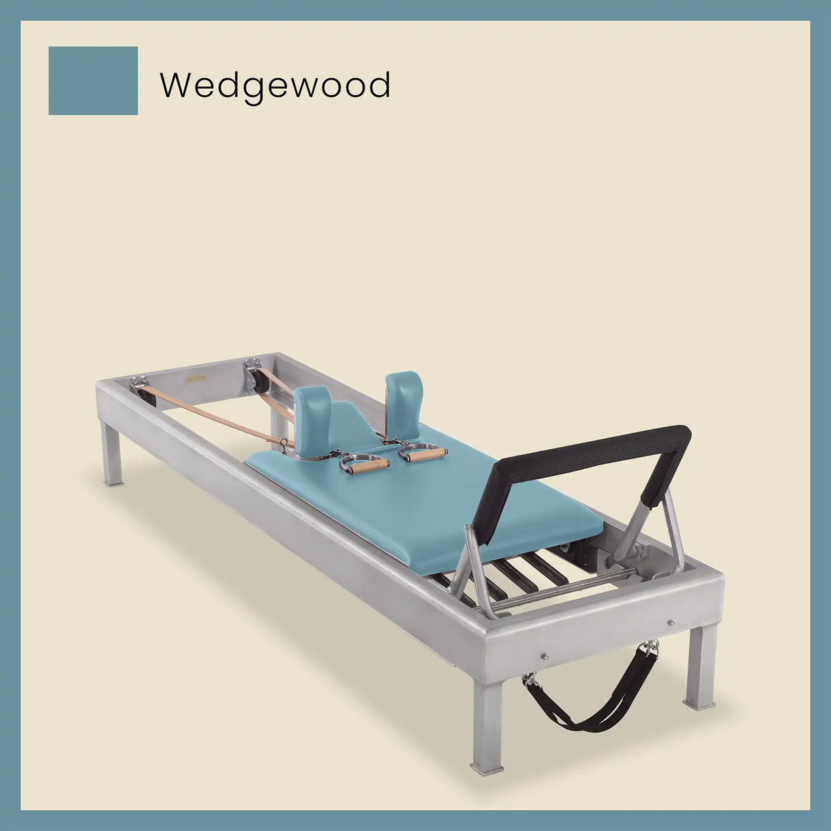 86&quot; Classic Reformer Pilates Equipment In Aluminum