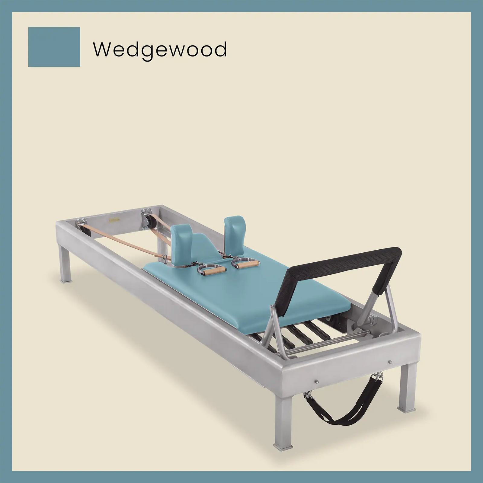 86" Classic Reformer Pilates Equipment In Aluminum