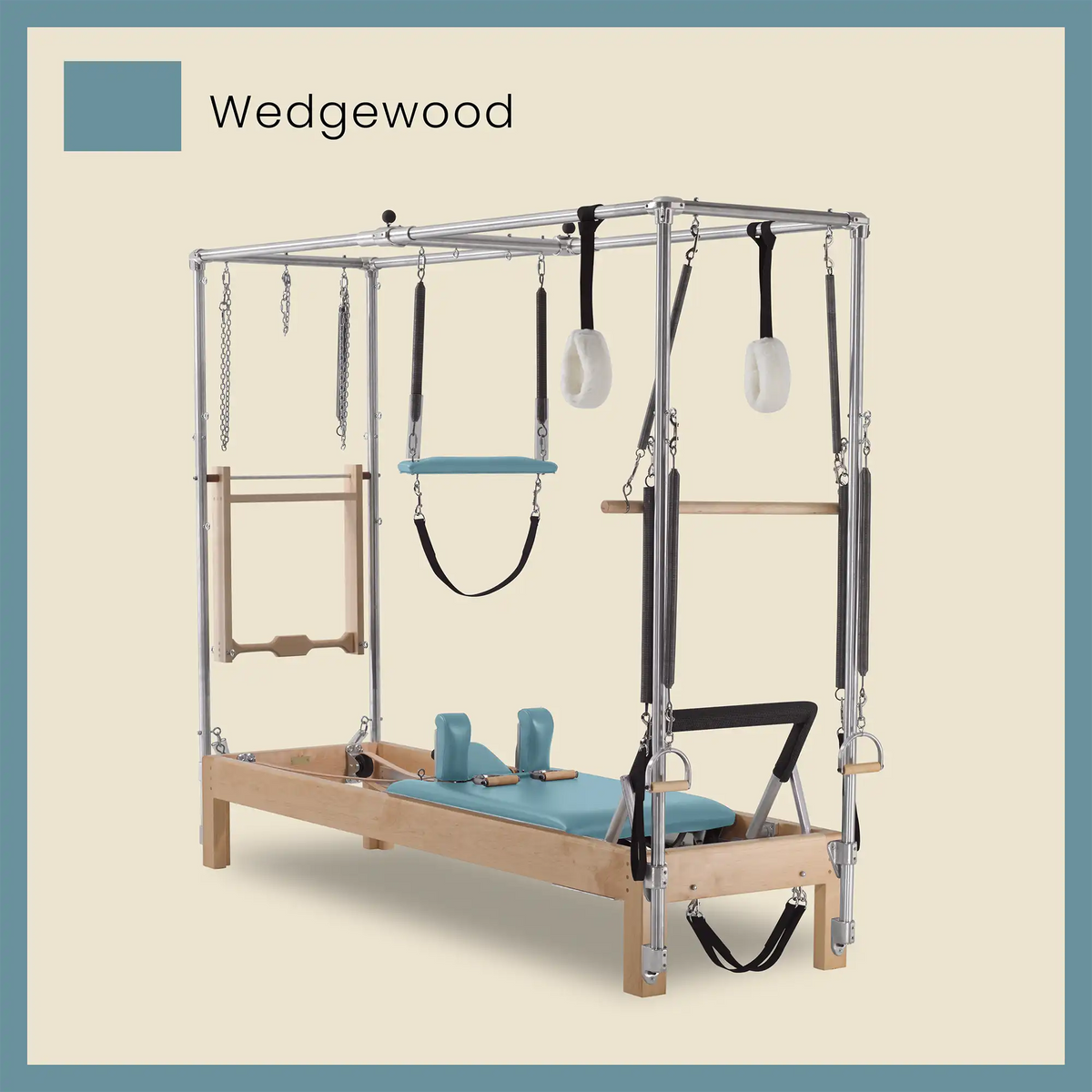 86&quot; Instant Full Cadillac Conversion with Insert Bed Designer Wood Universal Pilates Reformer