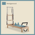 86" Instant Half Cadillac Conversion with Raised Full Bed Designer Wood Universal Pilates Reformer