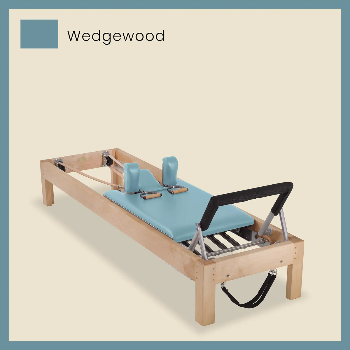 89&quot; Designer Reformer Pilates Equipment In Maple Wood