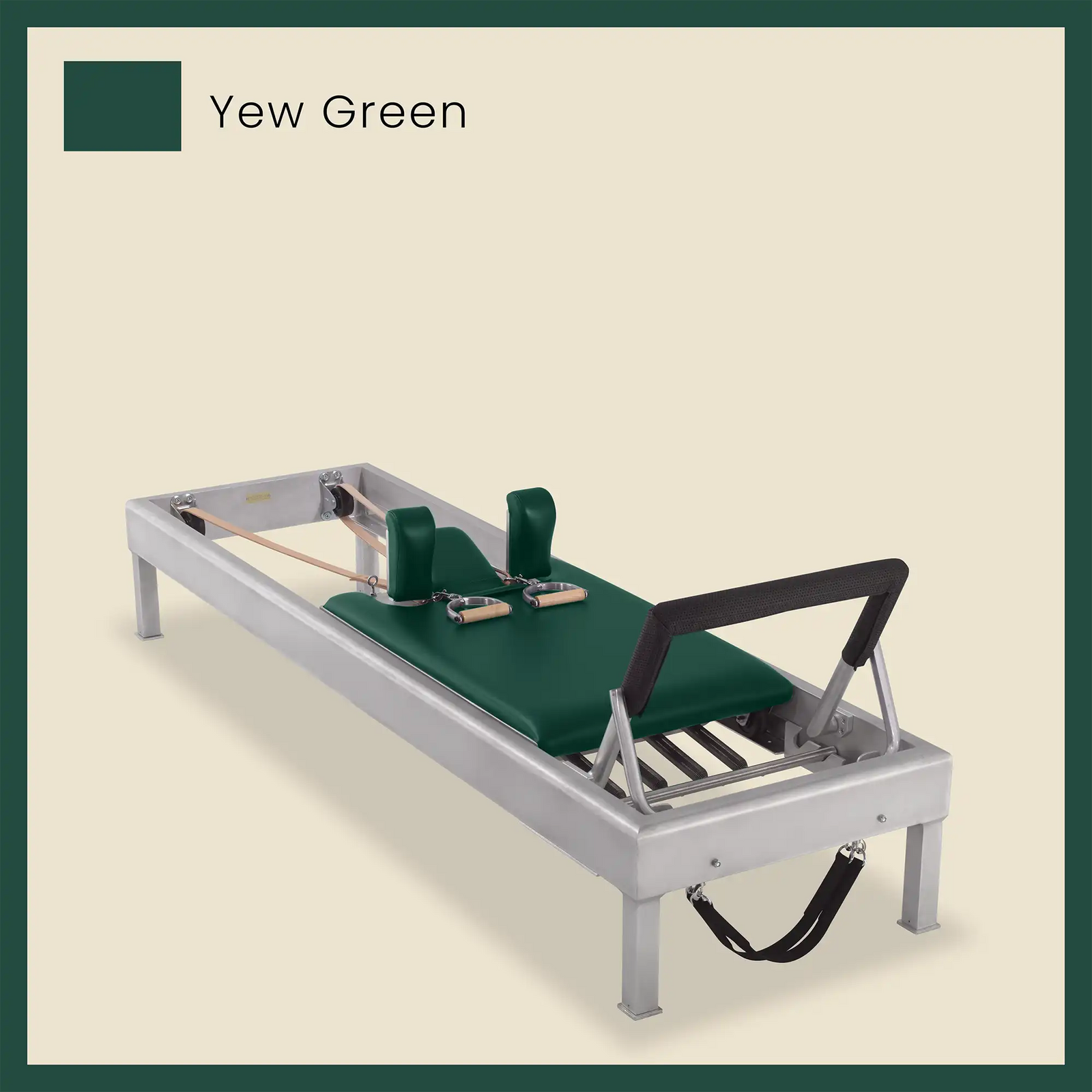 86" Classic Reformer Pilates Equipment In Aluminum