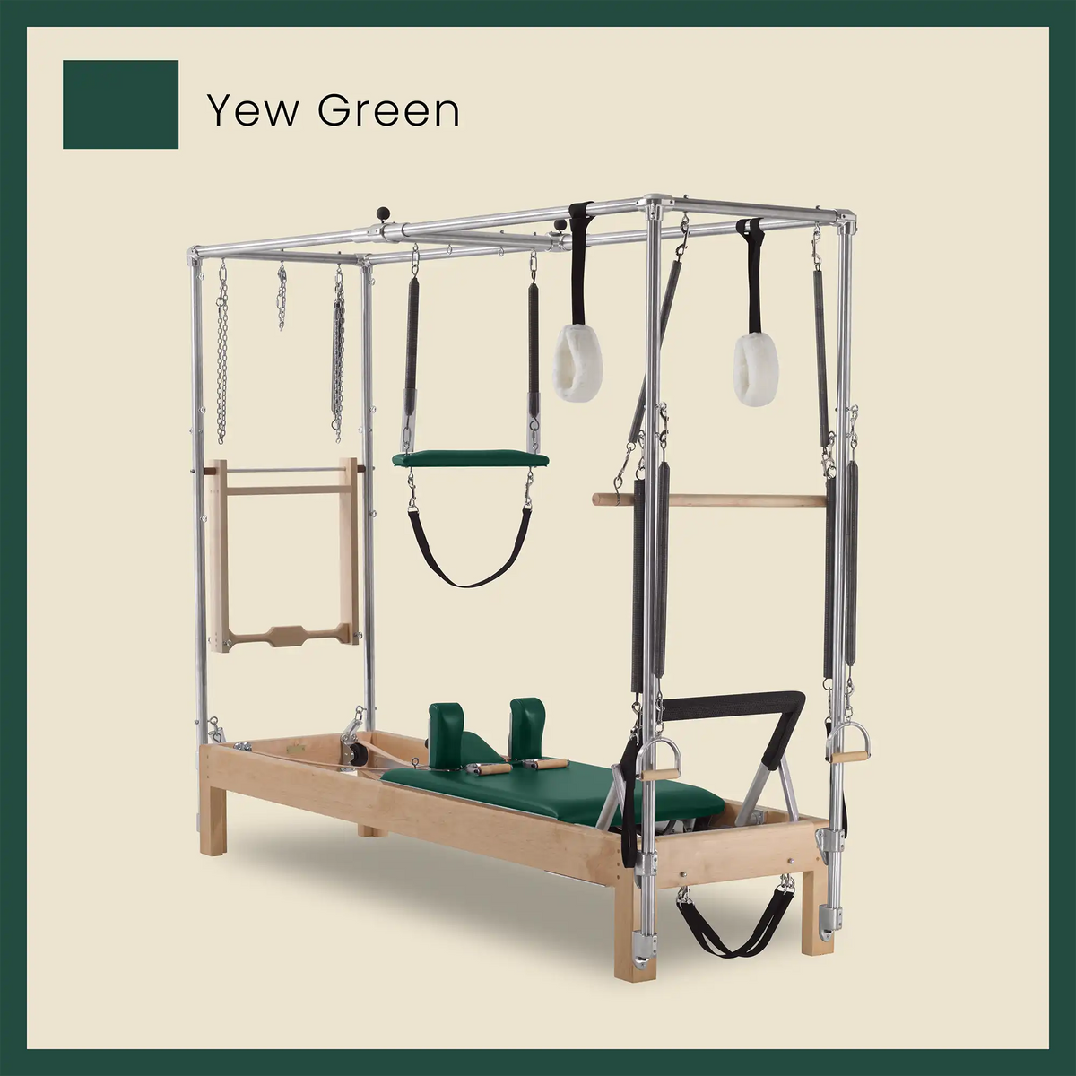 86&quot; Instant Full Cadillac Conversion with Insert Bed Designer Wood Universal Pilates Reformer