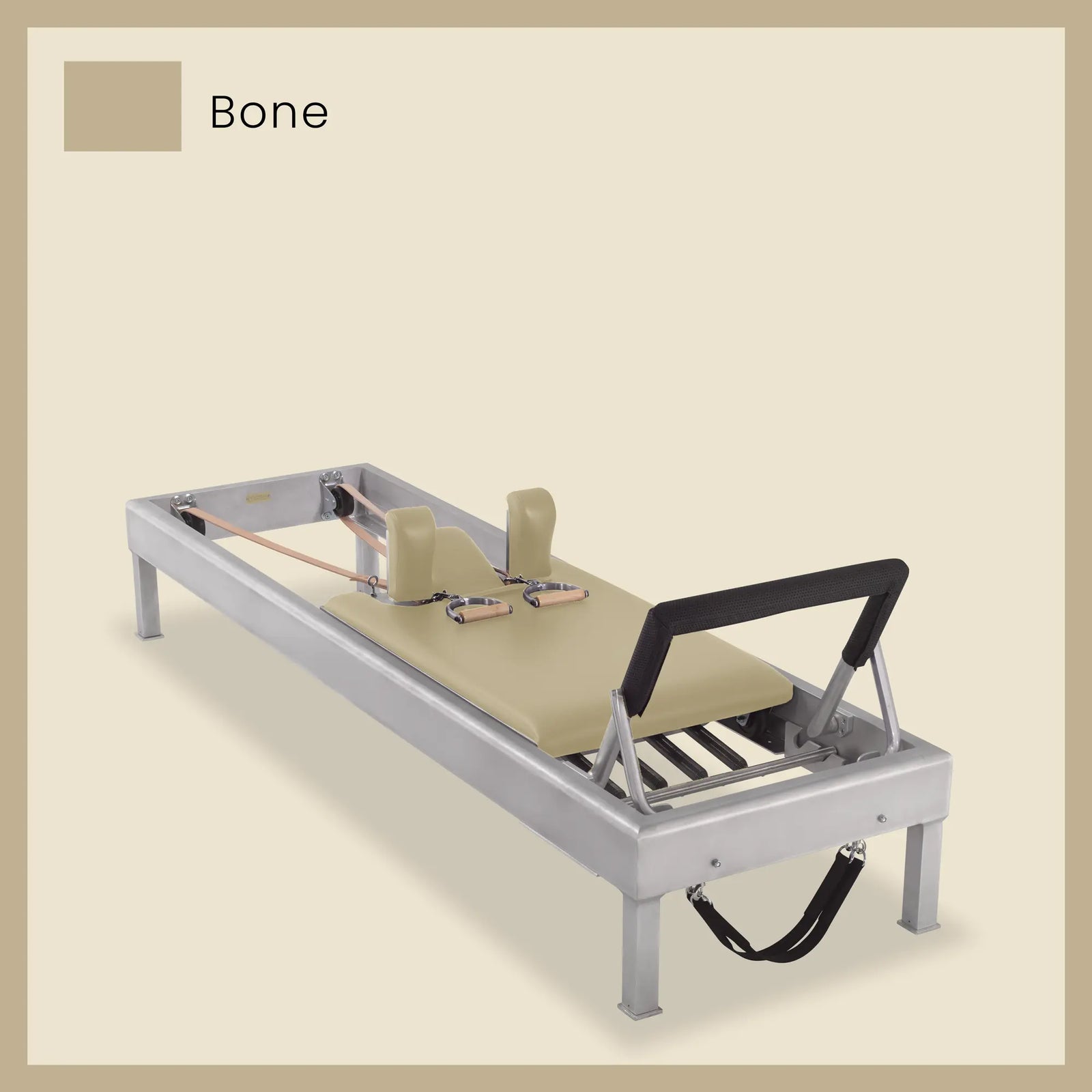 86" Classic Reformer Pilates Equipment In Aluminum