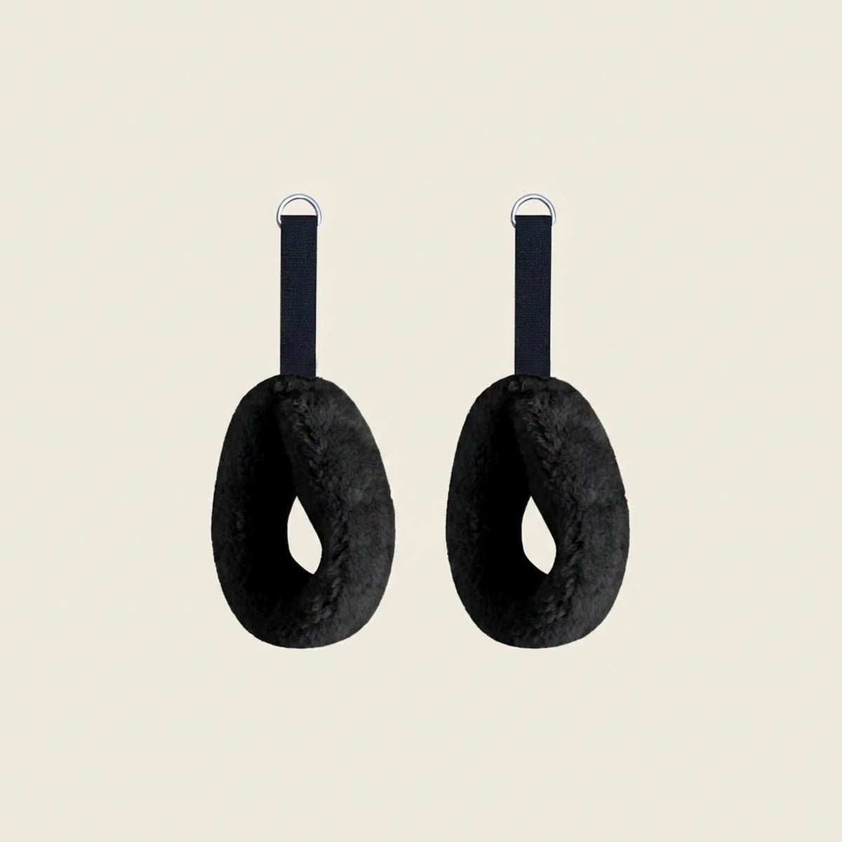 Sheepskin Loops With Canvas Straps For Leg Springs (Pair)