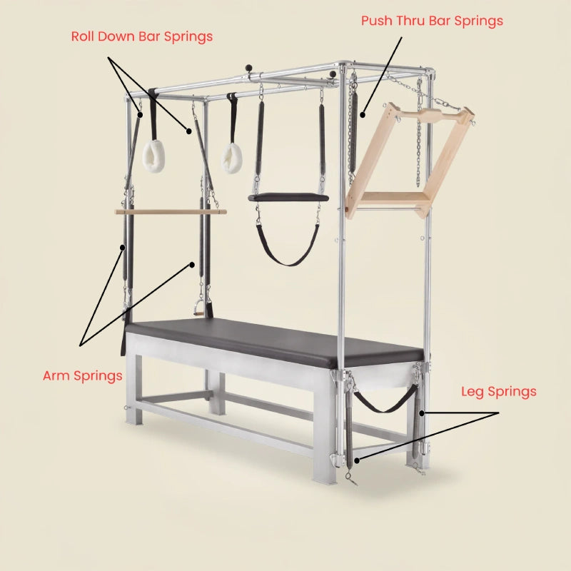 Light blue small Pilates arm chair in Capri Blue color with sleek design and wood accents.